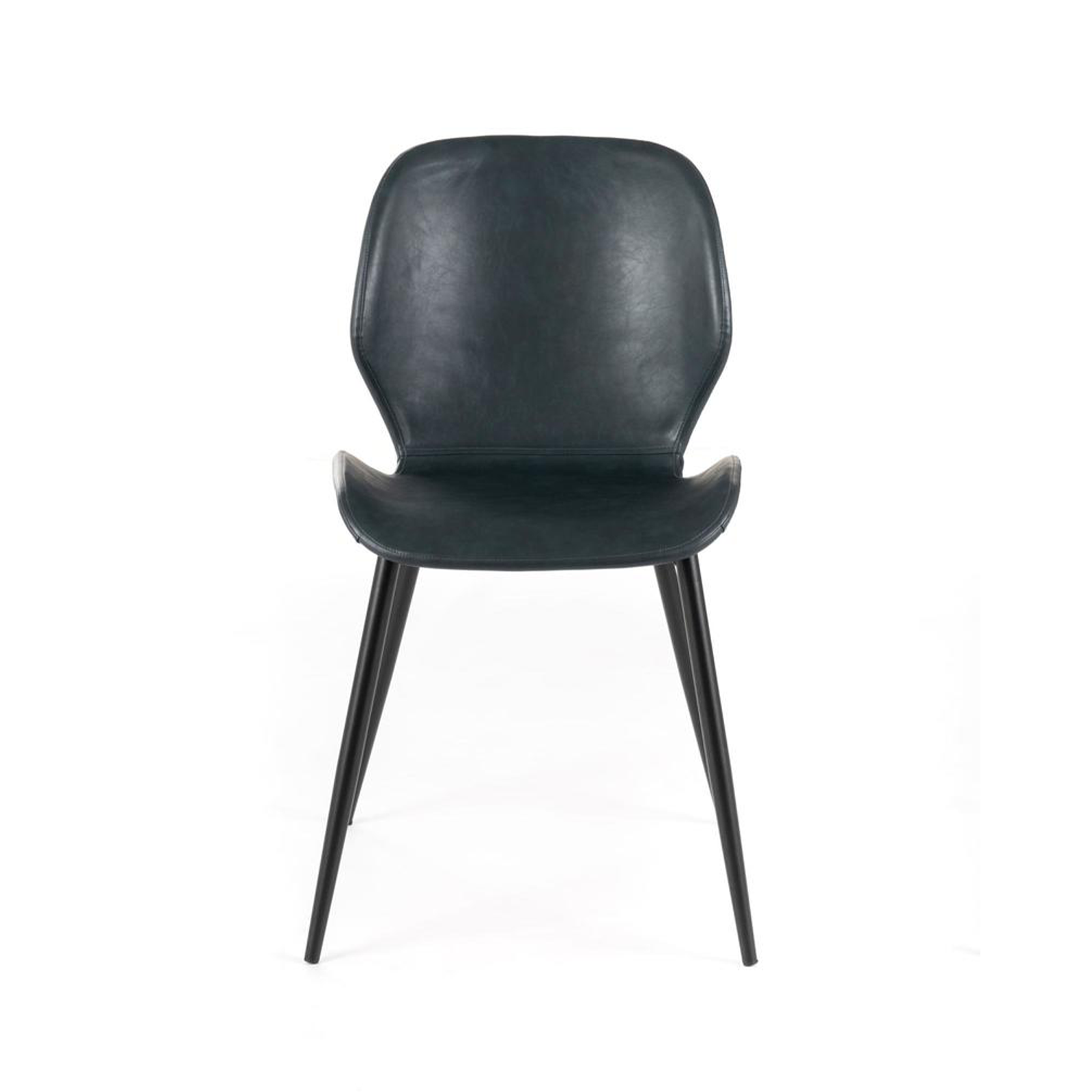 Set of elegant chairs in faux leather "Liam" soft touch vintage cm 45x55 83h