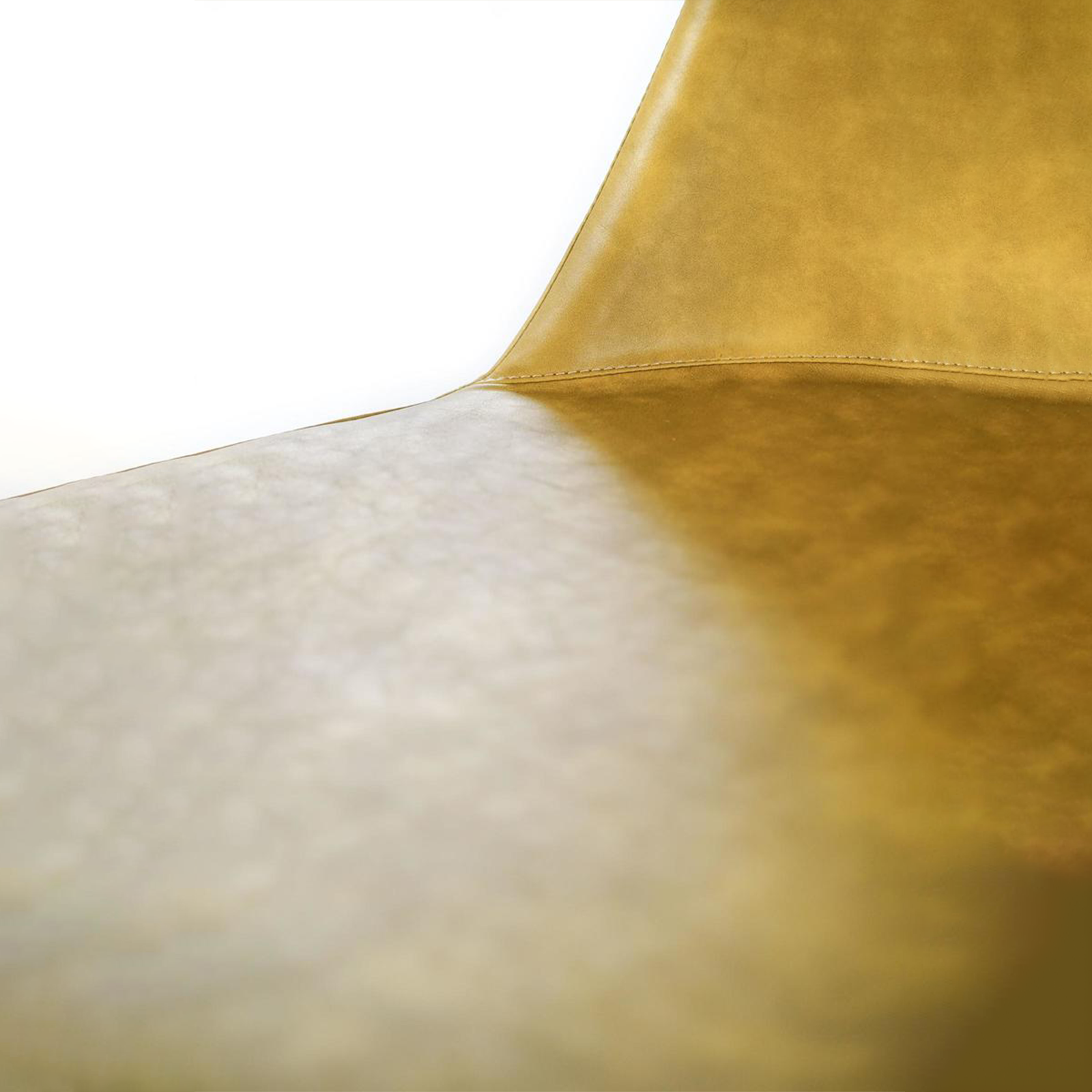 Set of modern "Damasco" dining chairs upholstered in soft-touch faux leather