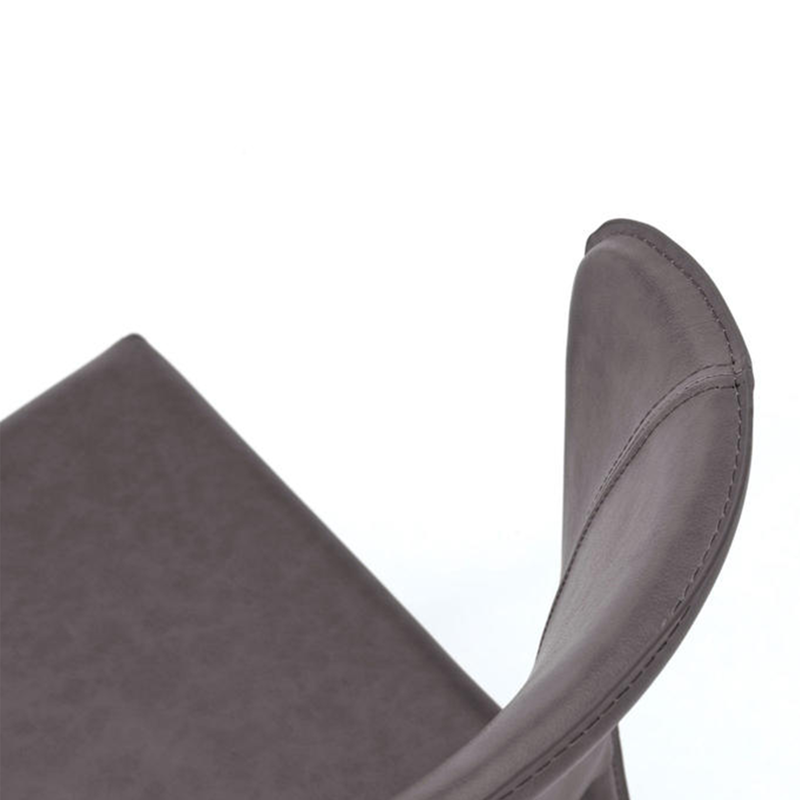 Set of modern "Glicine" faux leather chairs for the living room, elegant, 56x49 cm, 82 cm high.