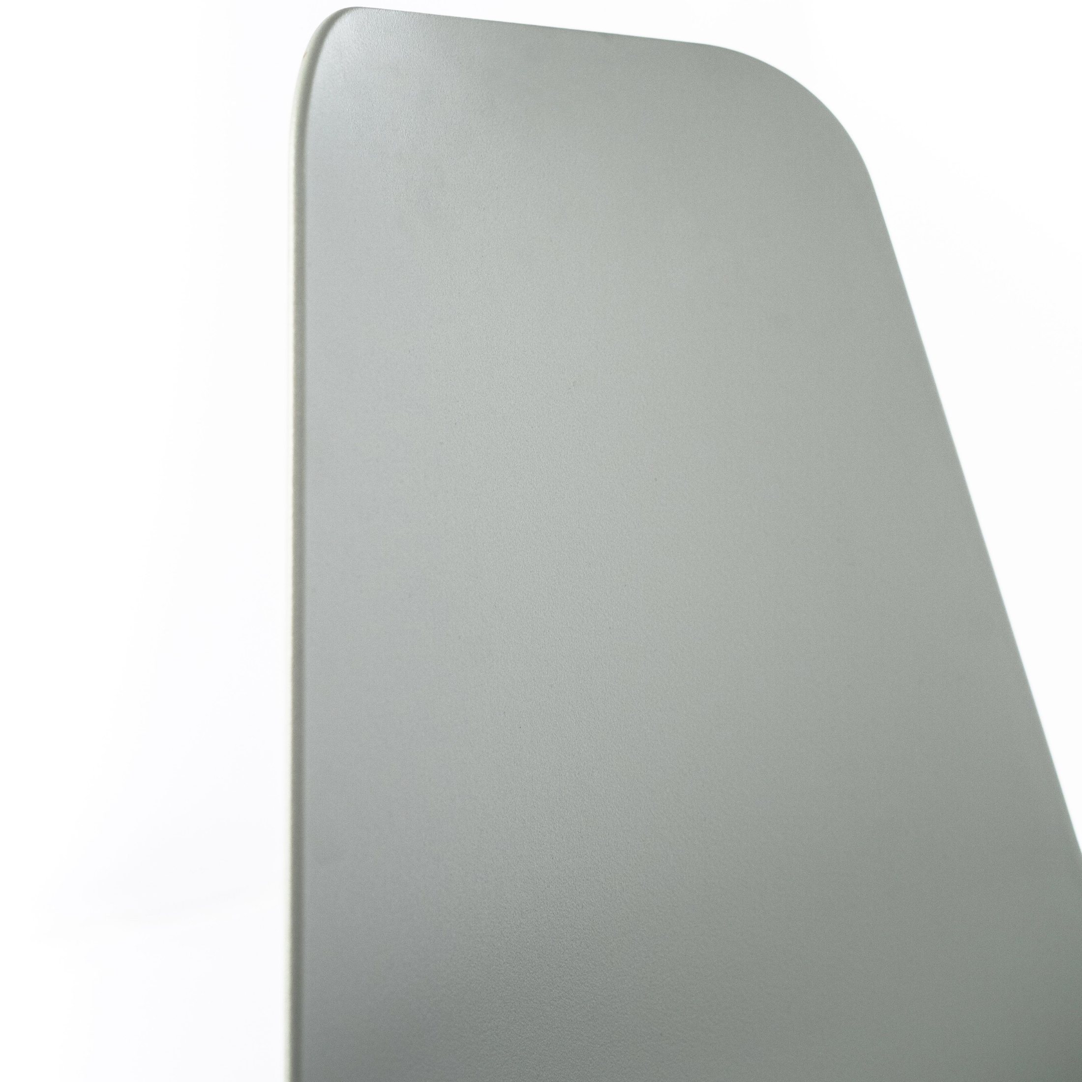 Set of modern "Kate" polypropylene chairs for living room with painted metal frame