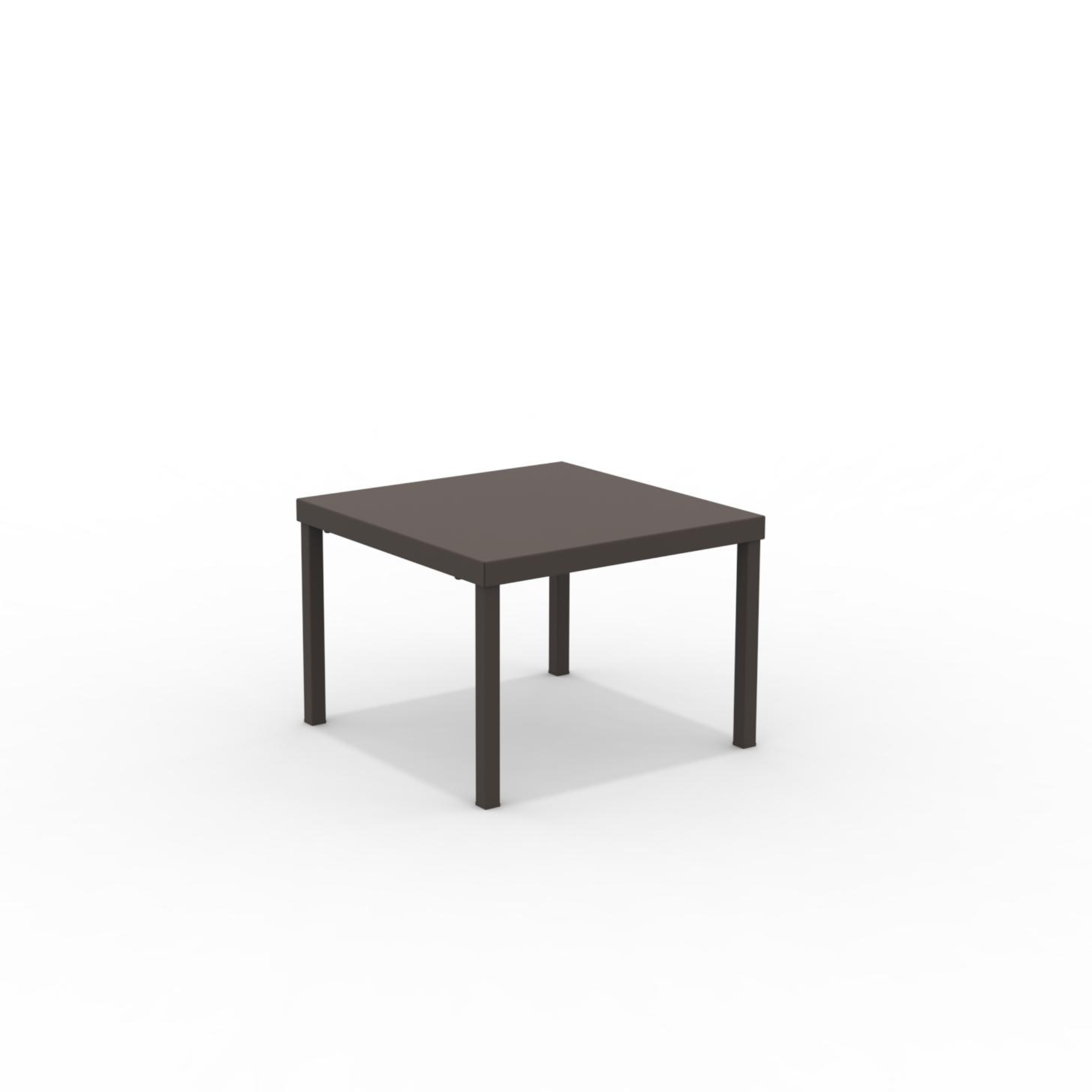"Alice3" stackable square metal garden table, 40x40 cm, 38.5 cm high