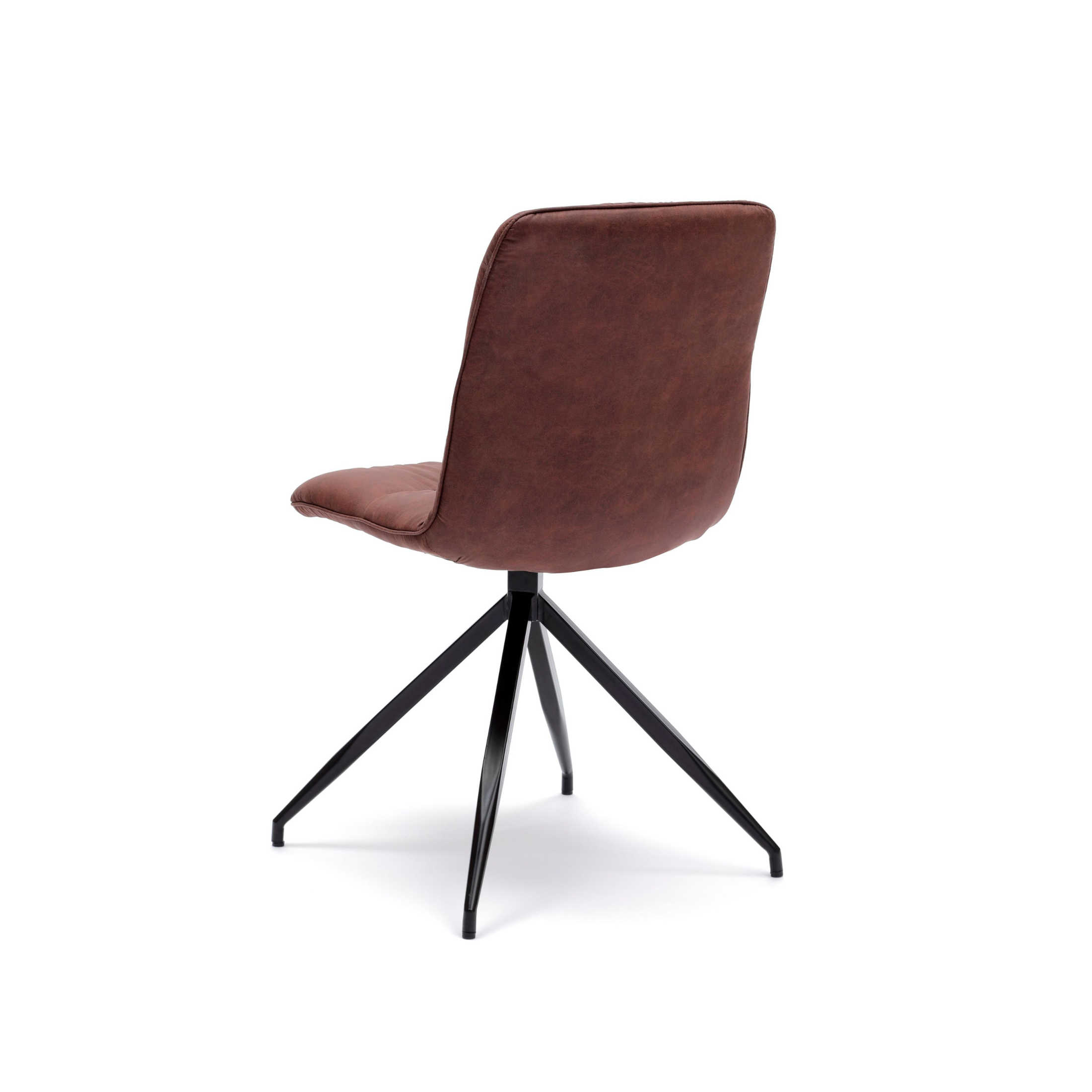 Set of "Eléganta" microfibre upholstered chairs, modern velvet-effect armchairs, 38x43 cm, 86.5 cm high