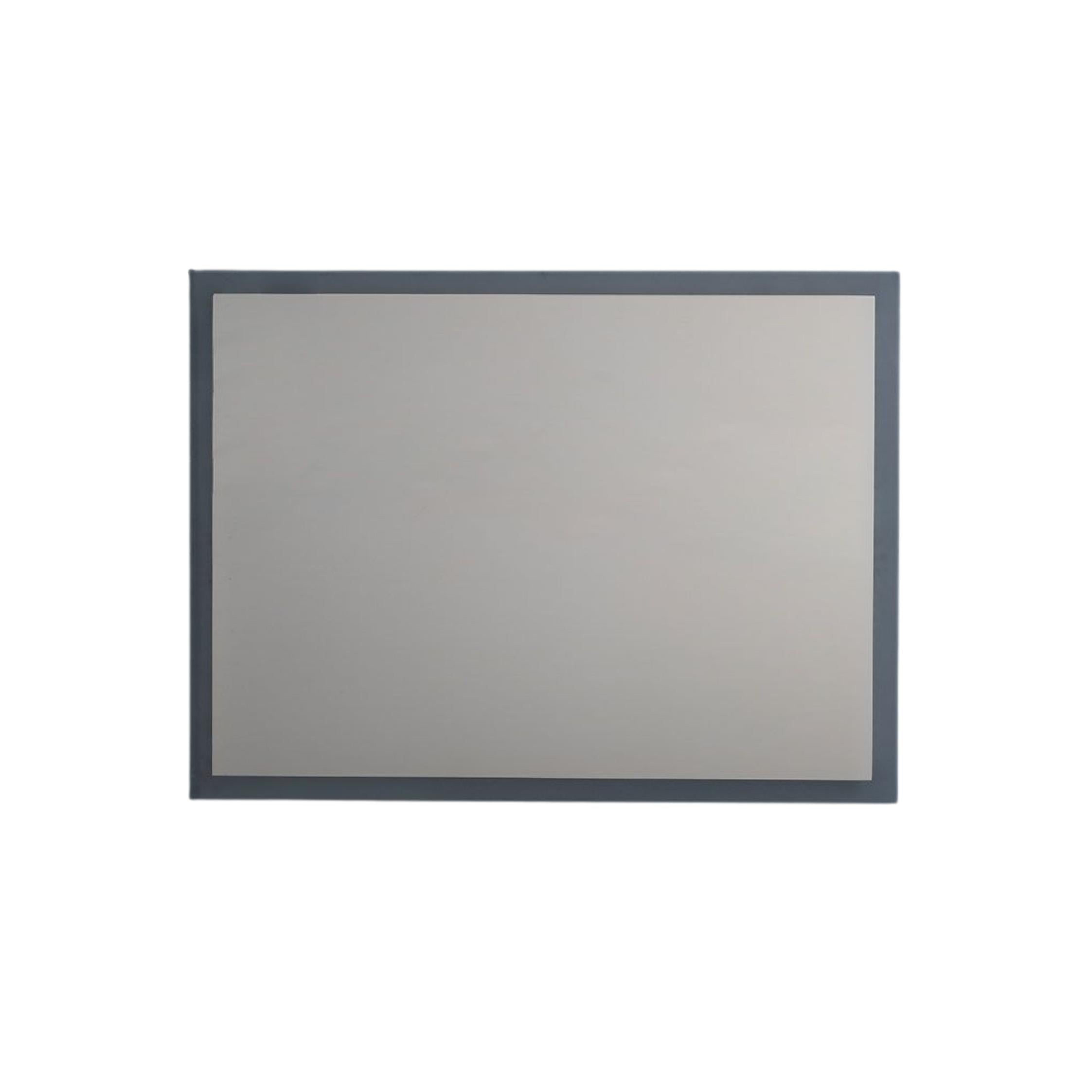 Reversible rectangular "Bend" LED framed mirror, 80x60 cm
