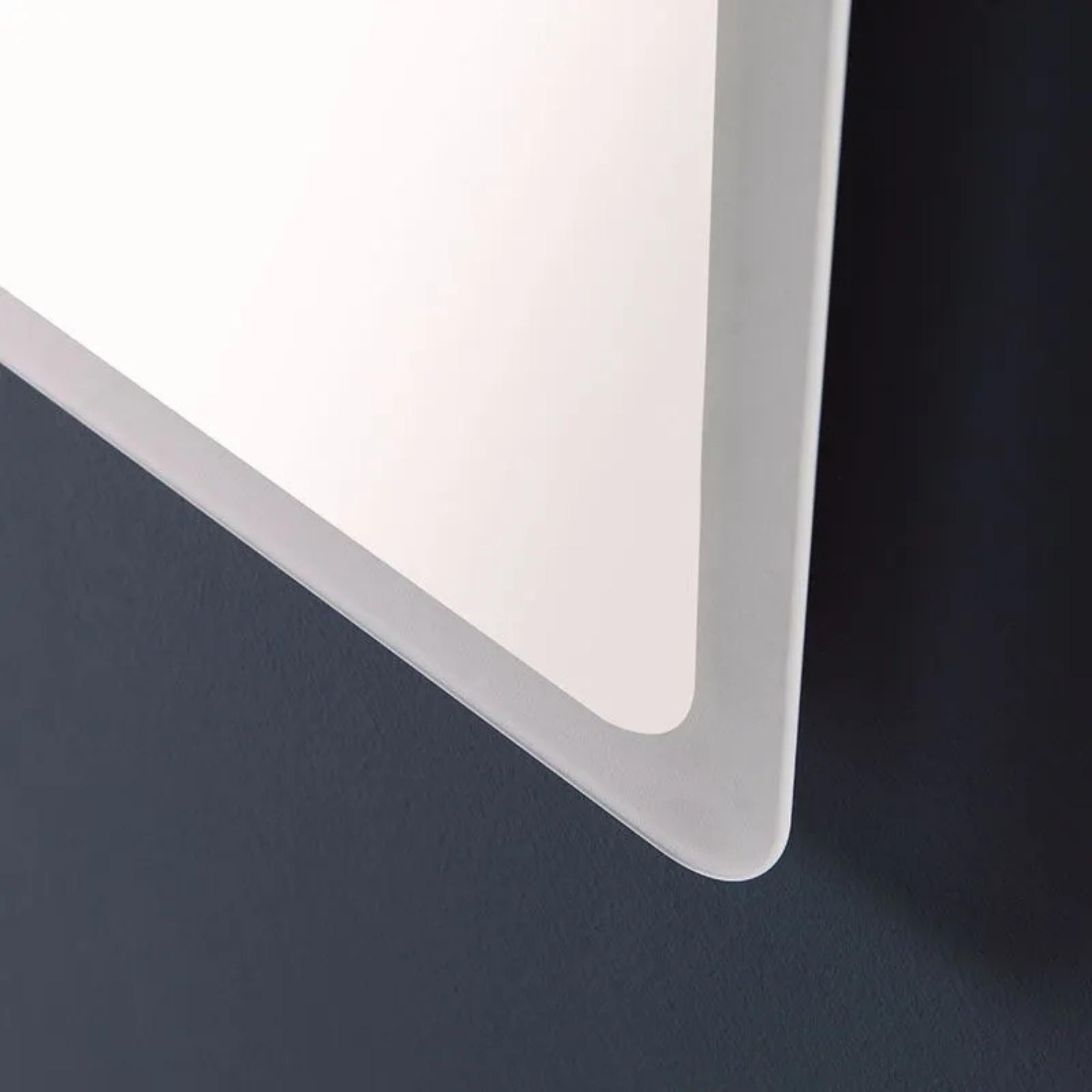 Dallas Rounded LED Bathroom Mirror with Illuminated Frame