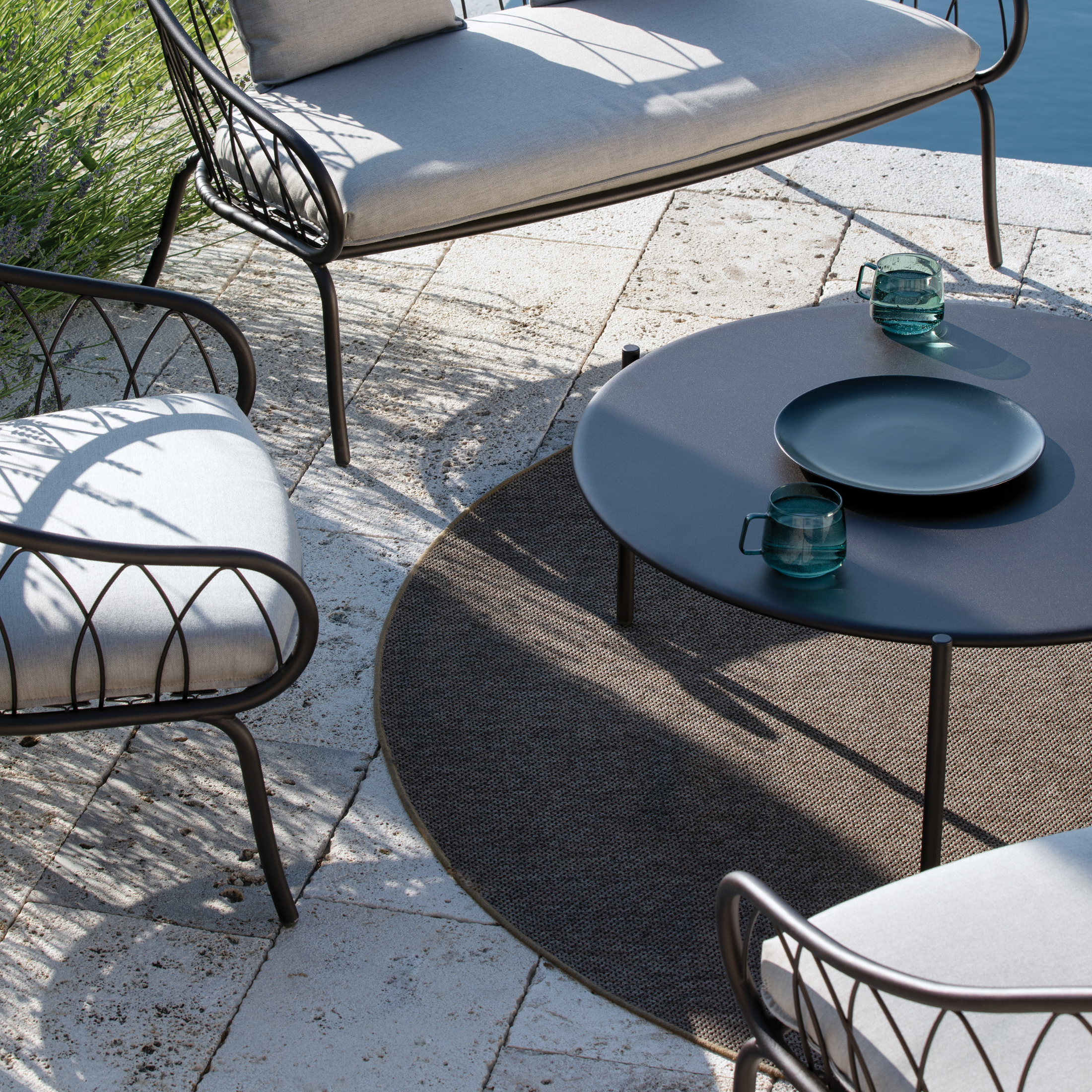 "TapCam" polyester fibre garden rug, maxi doormat