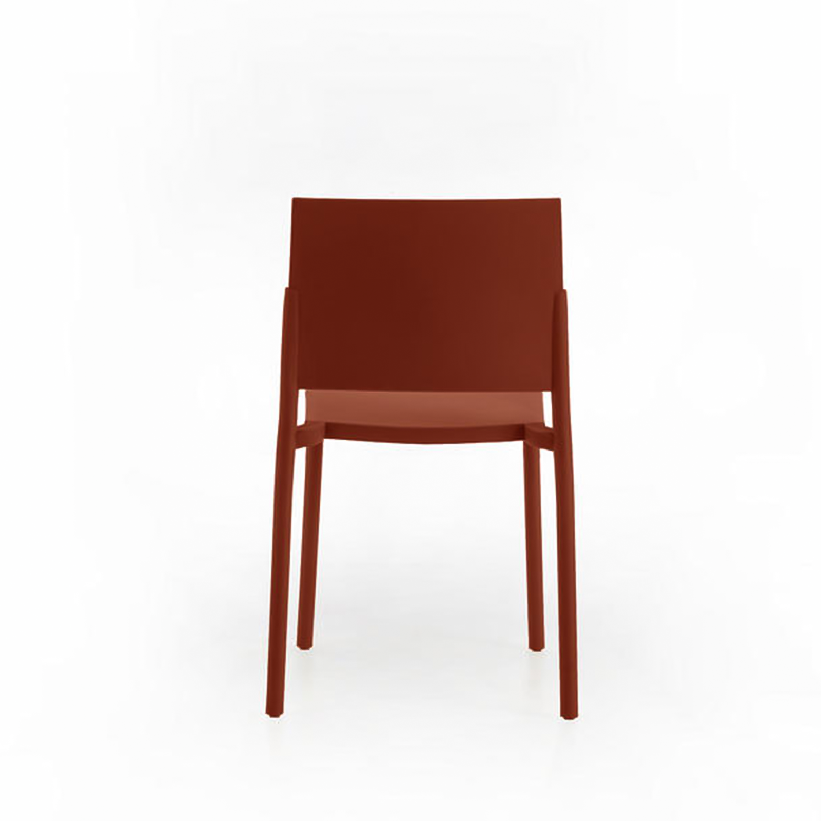Set of modern "Sabrina" stackable polypropylene living room chairs, 52.5x55 cm, 81h