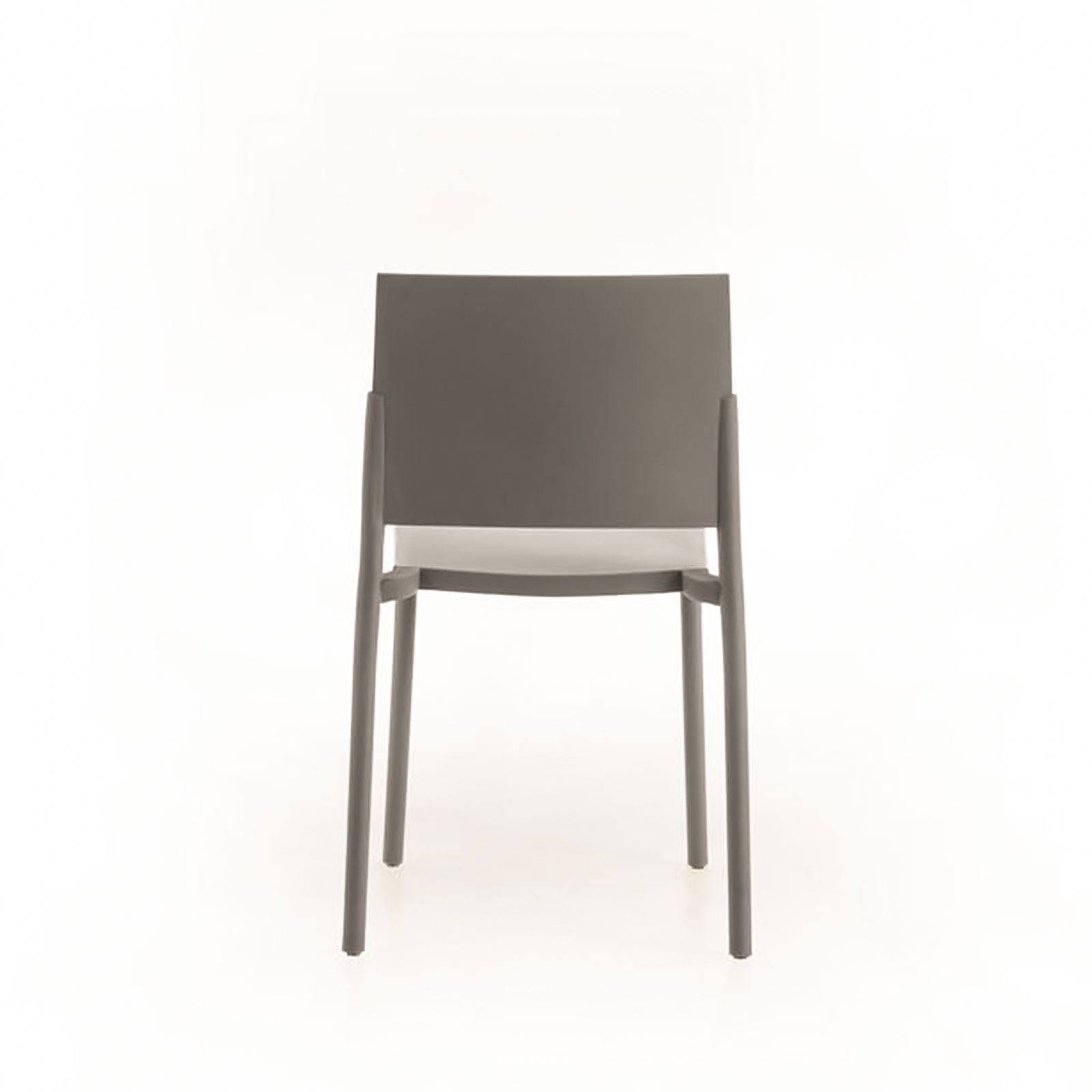 Set of modern "Sabrina" stackable polypropylene living room chairs, 52.5x55 cm, 81h