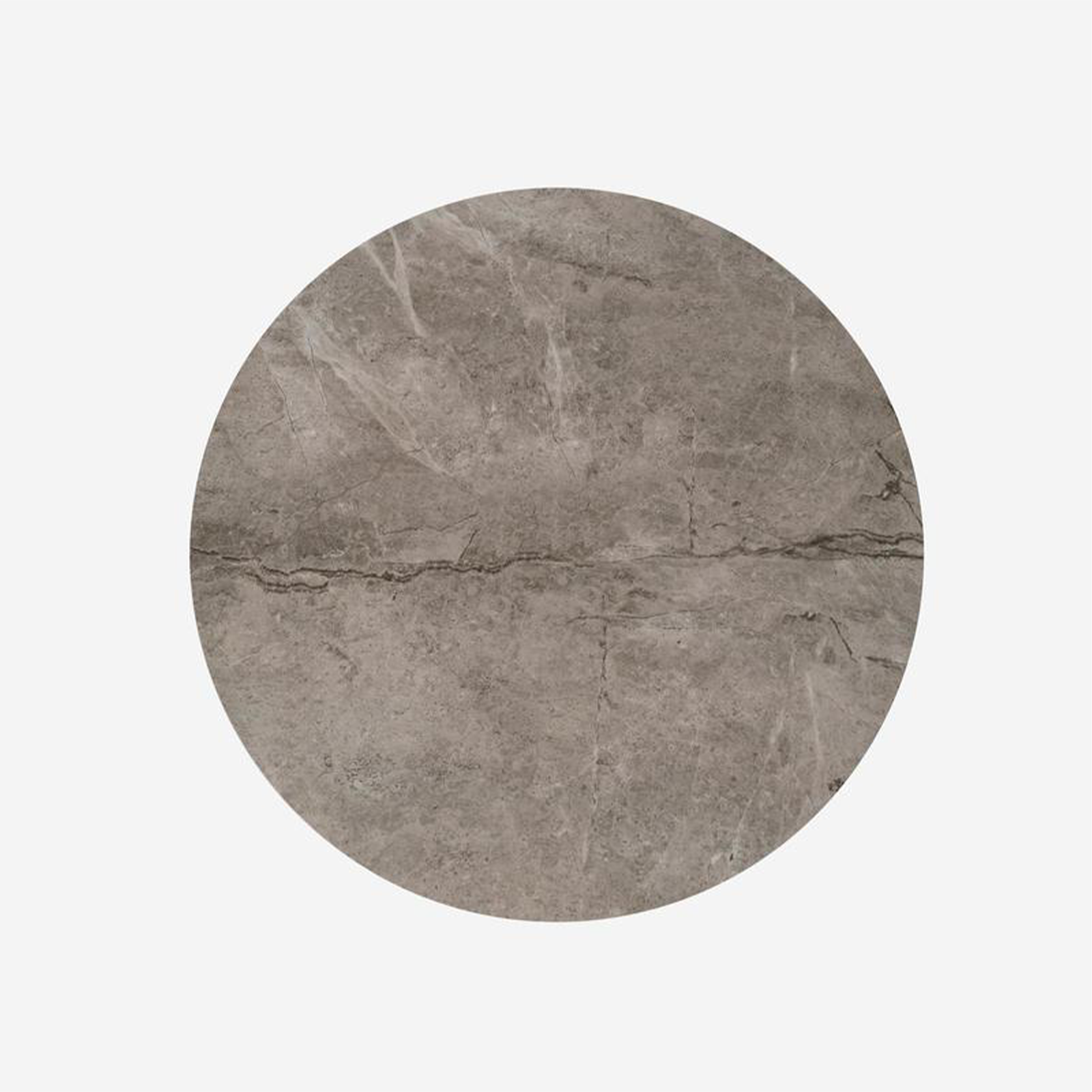 "Louis" round table with marble-effect ceramic top, Ø120 cm, 76 cm high