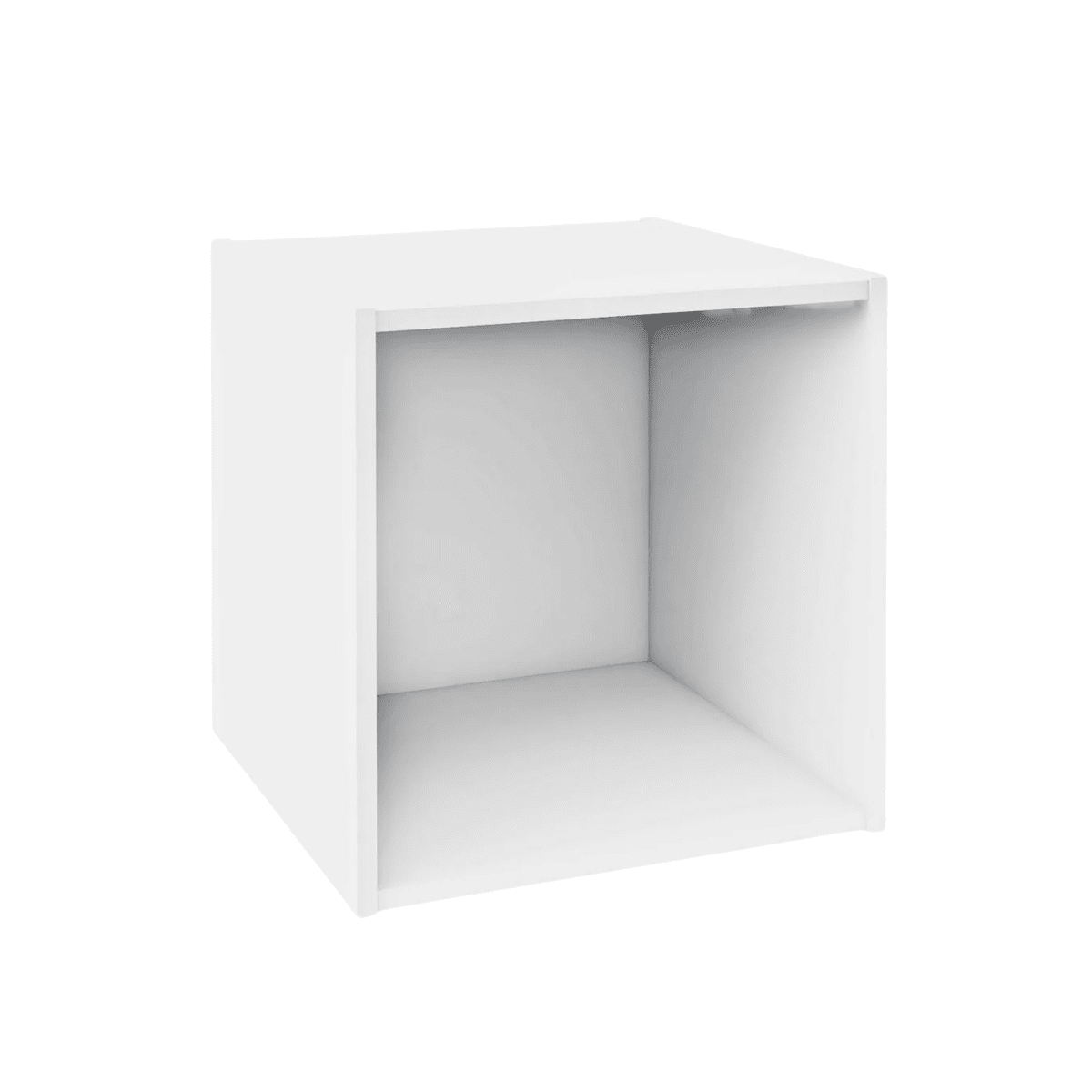 Mensola a giorno colorata "Cubo" in legno cm 35x35 29h - MondoViro