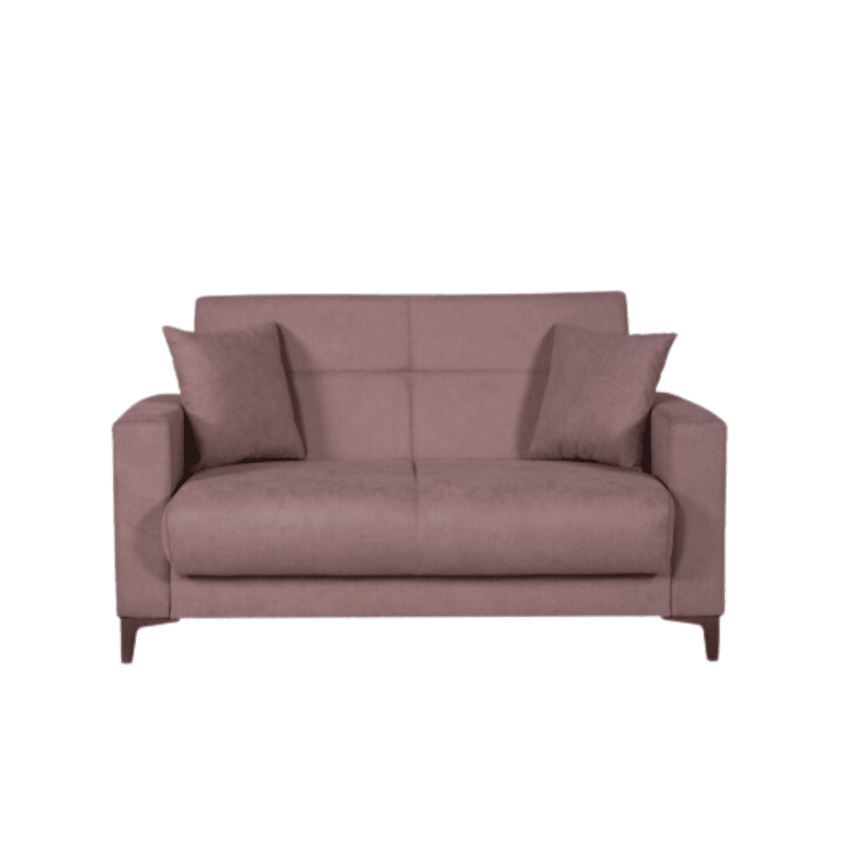 Divano con cassettone contenitore "Bravo Bacos" in tessuto con due cuscini - MondoViro