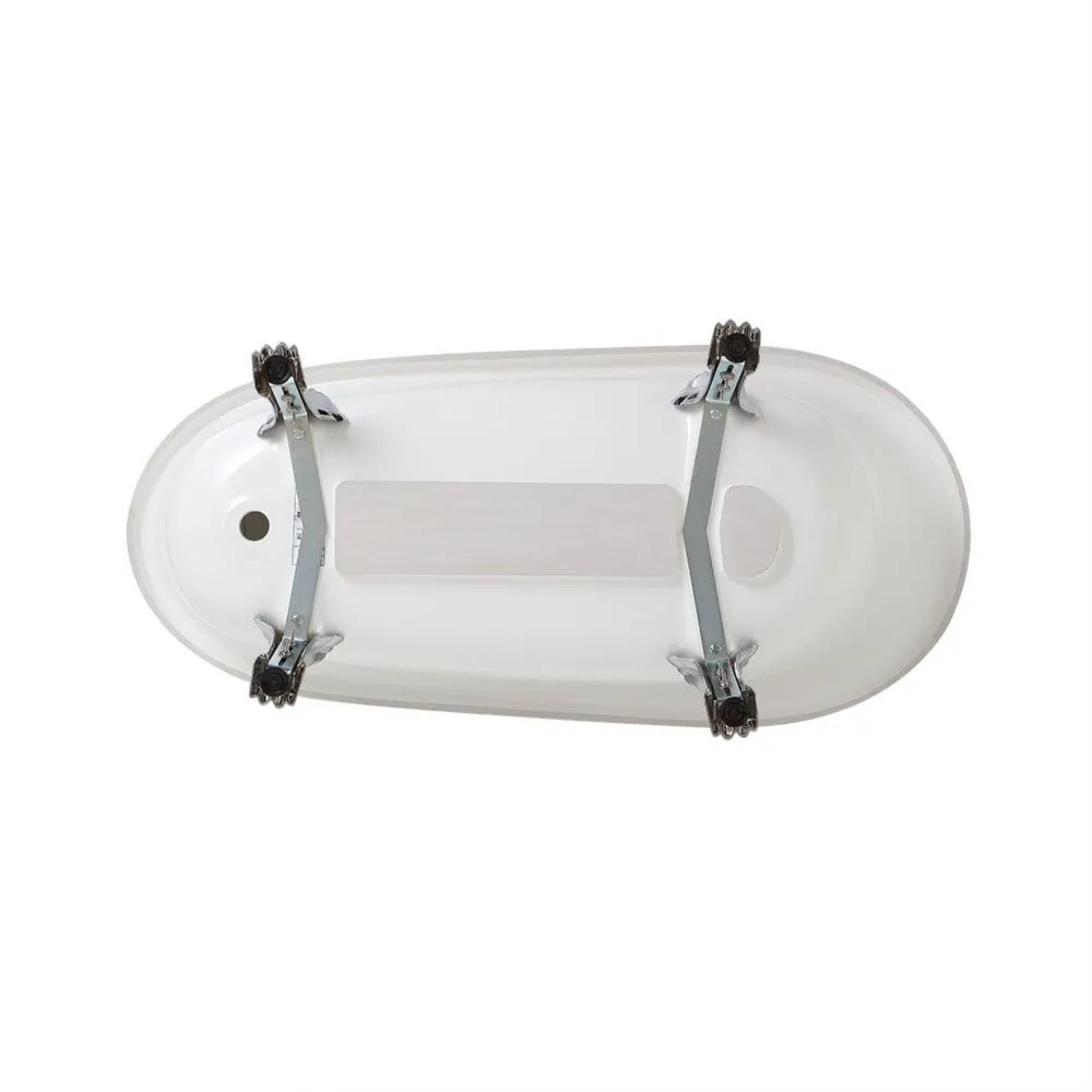 Classic freestanding bathtub "Romanza" in recomposed marble 168x76 cm 55h