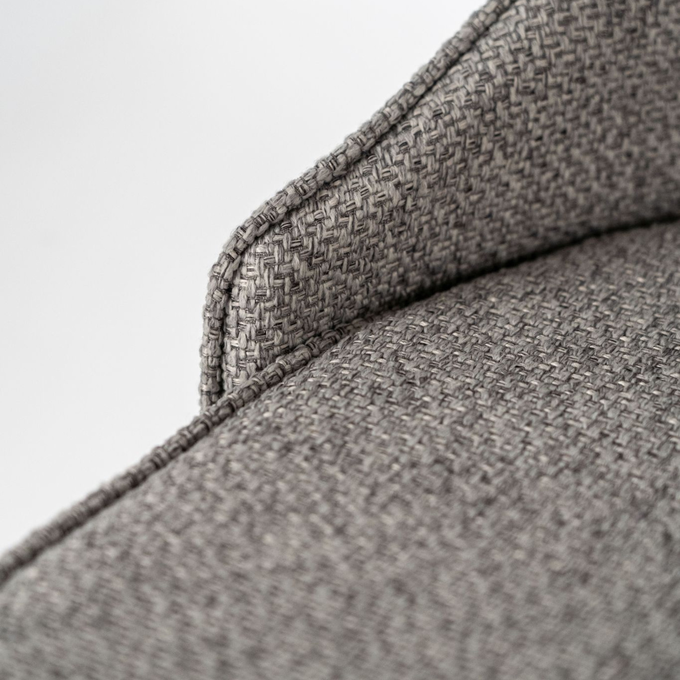 Set of "Edera" upholstered chairs, modern fabric armchairs, 46x46 cm, 91h