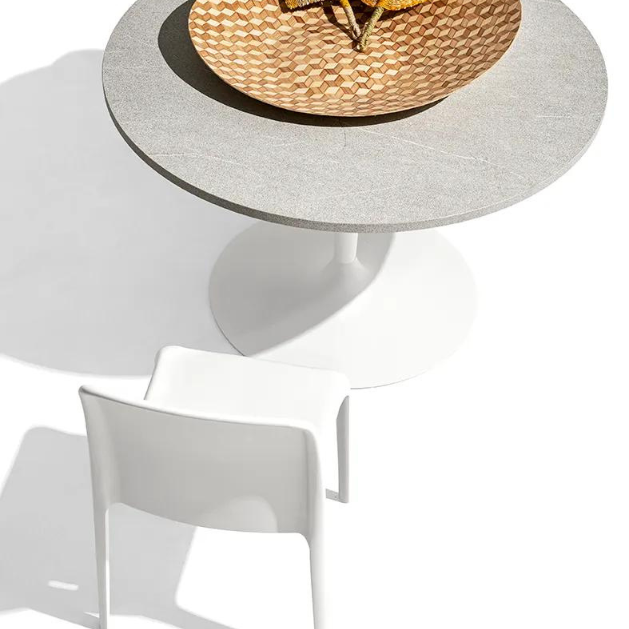 Set of stackable polypropylene chairs "Bayo" for outdoor and indoor use, 54x52 cm, 81h