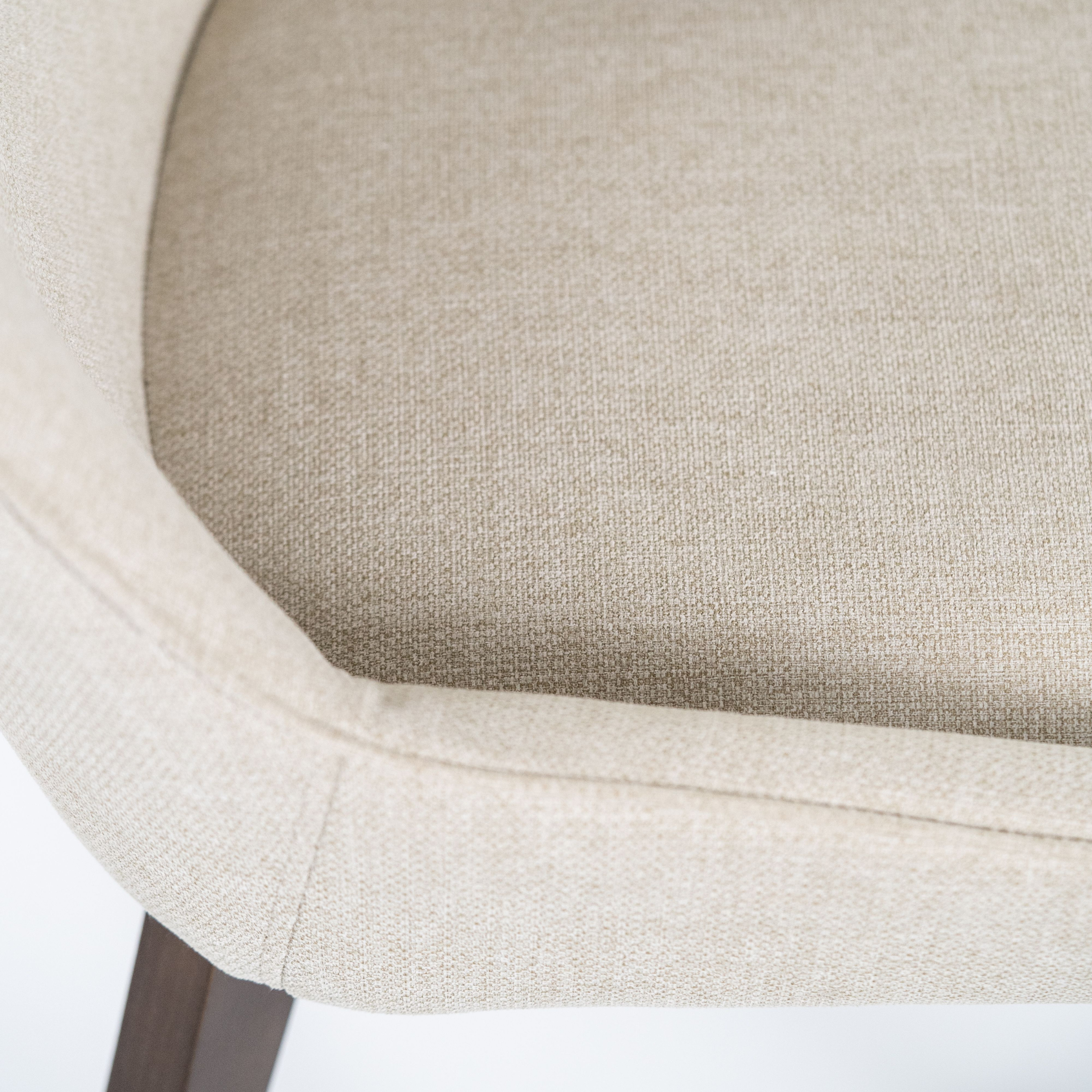 Set of modern "Orchidea" upholstered living room chairs in fabric, 49.5x62 cm, 87h