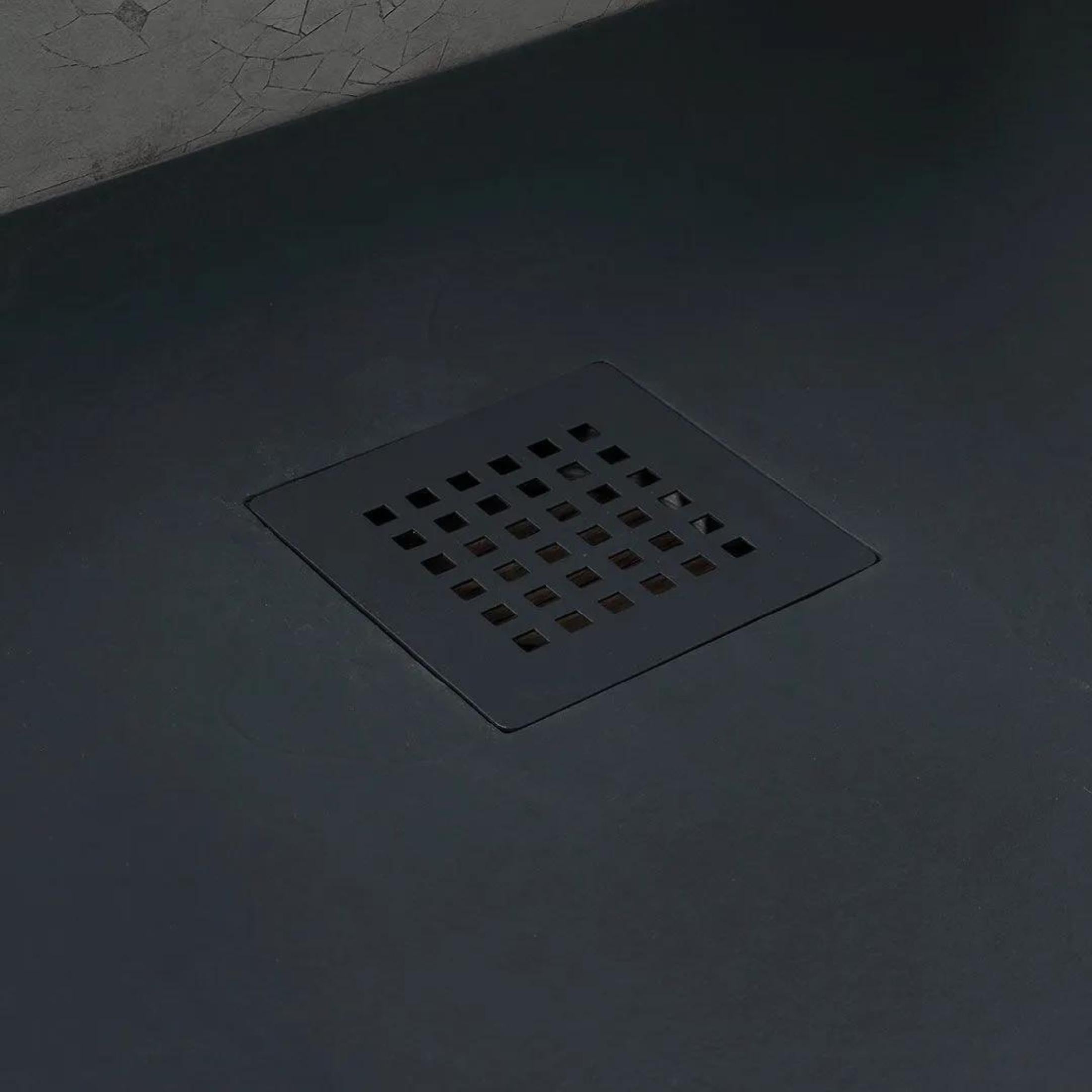 Square stainless steel "Milano" shower drain cover