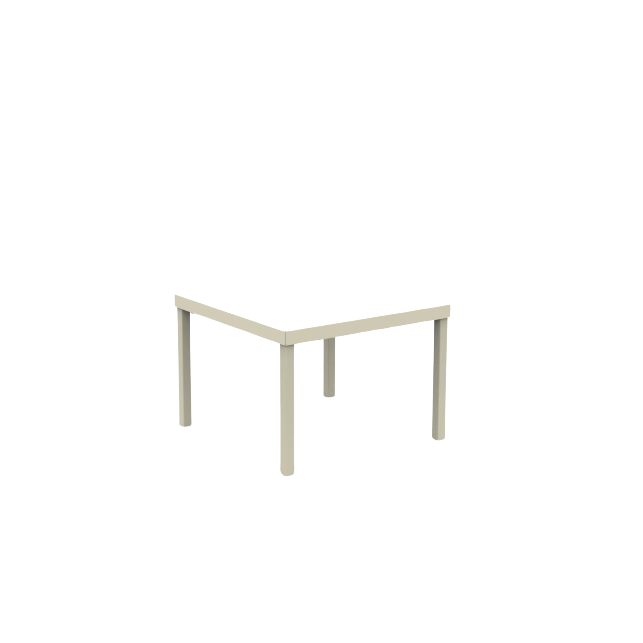 "Alice3" stackable square metal garden table, 40x40 cm, 38.5 cm high