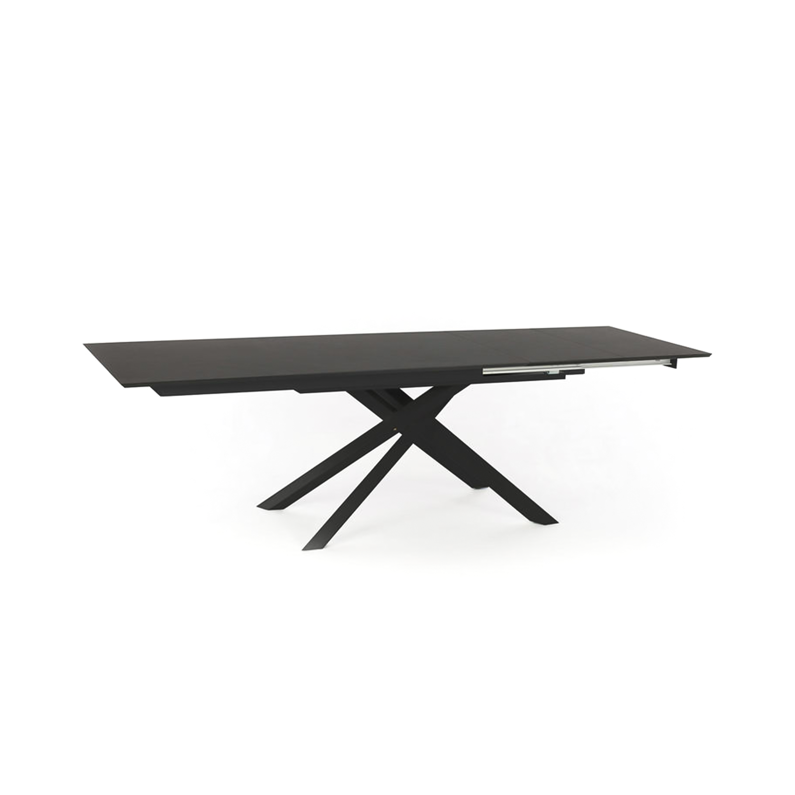 Extendable table "Jade" HPL top, aluminum legs, 170/270x90 cm, 76h