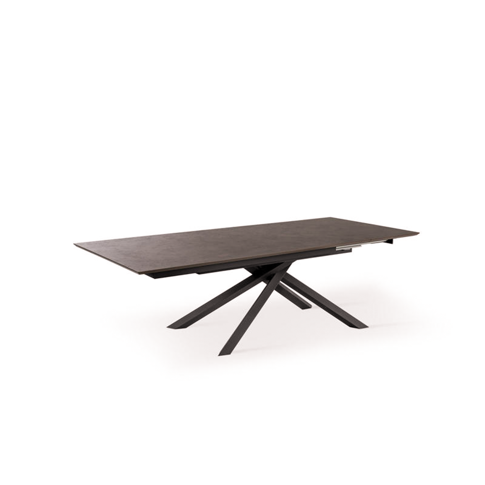 Extendable table "Jade" HPL top, aluminum legs, 170/270x90 cm, 76h