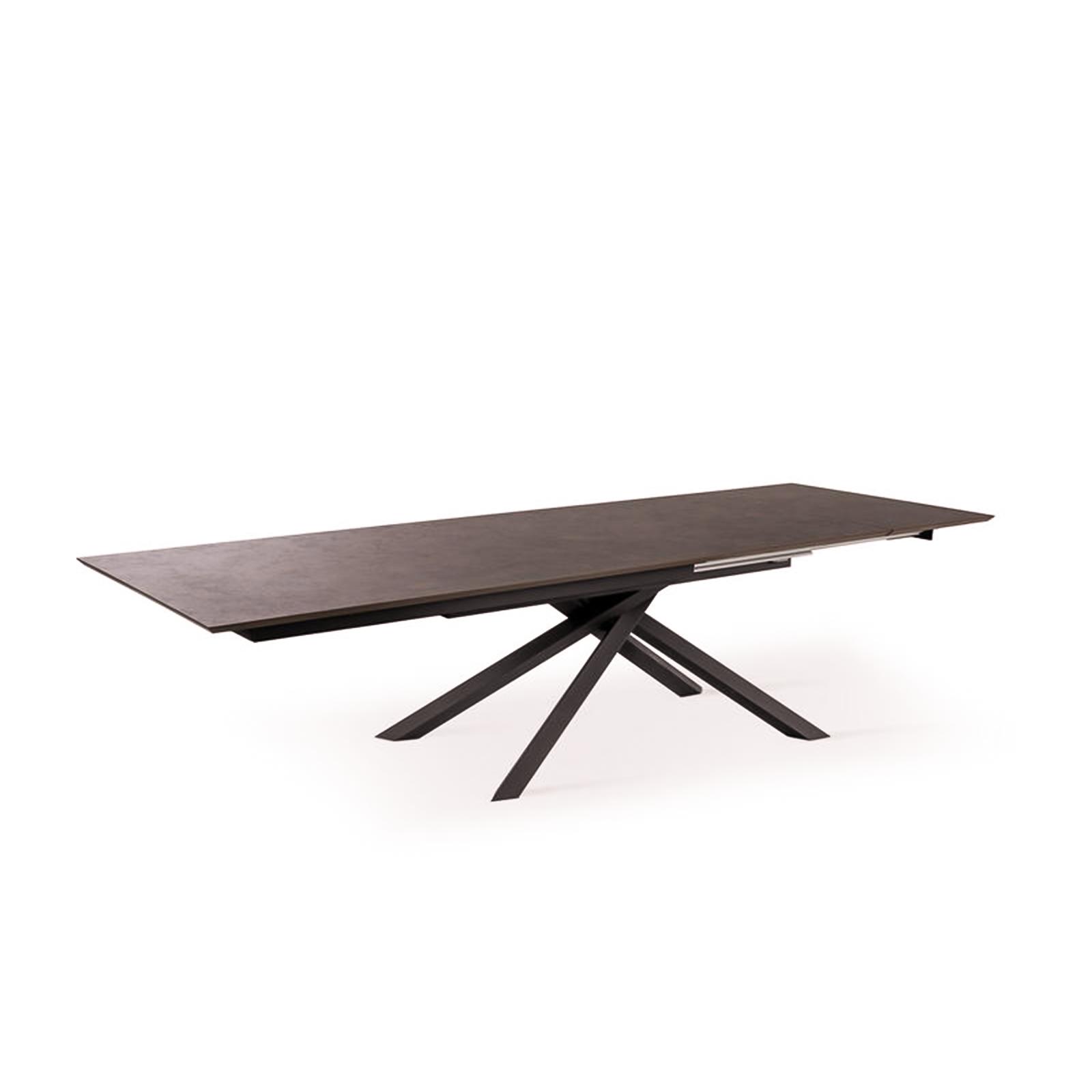 Extendable table "Jade" HPL top, aluminum legs, 170/270x90 cm, 76h