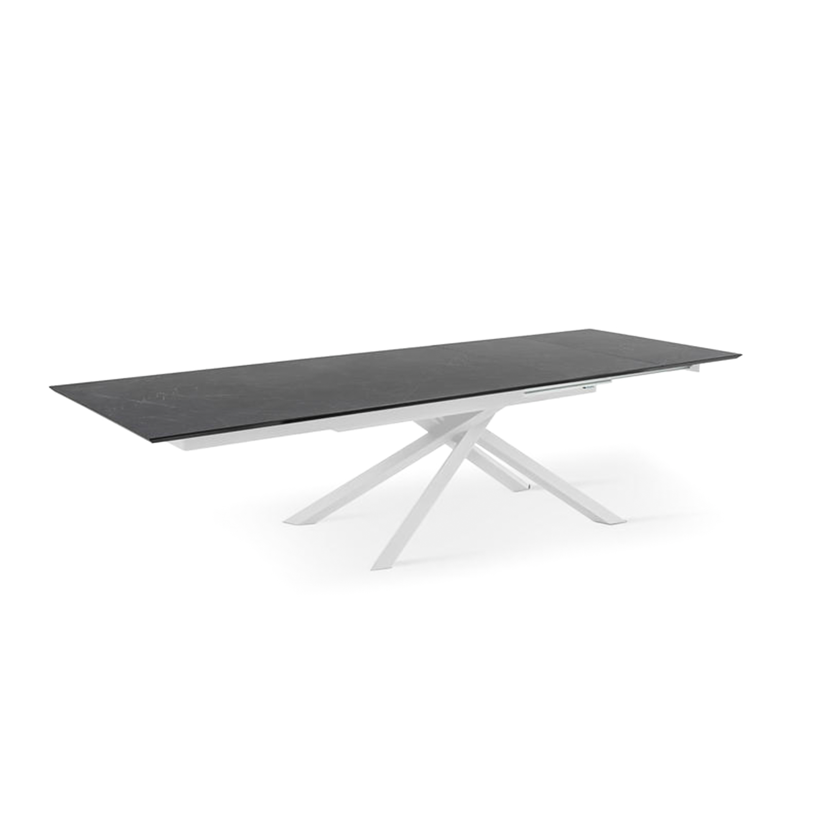 Extendable table "Jade" HPL top, aluminum legs, 170/270x90 cm, 76h