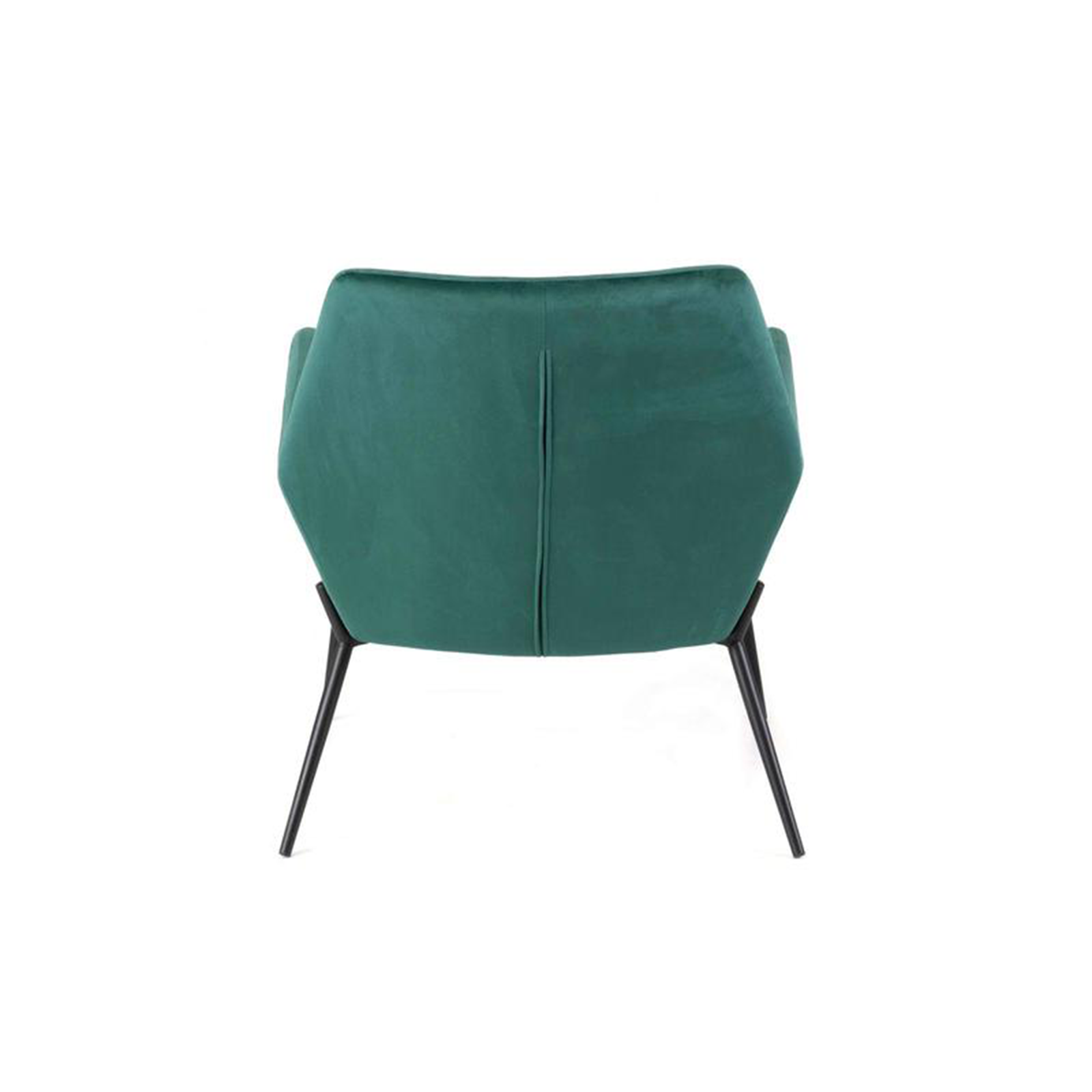 Modern "Gaia" upholstered velvet armchair with metal legs, 70x72 cm, 79h