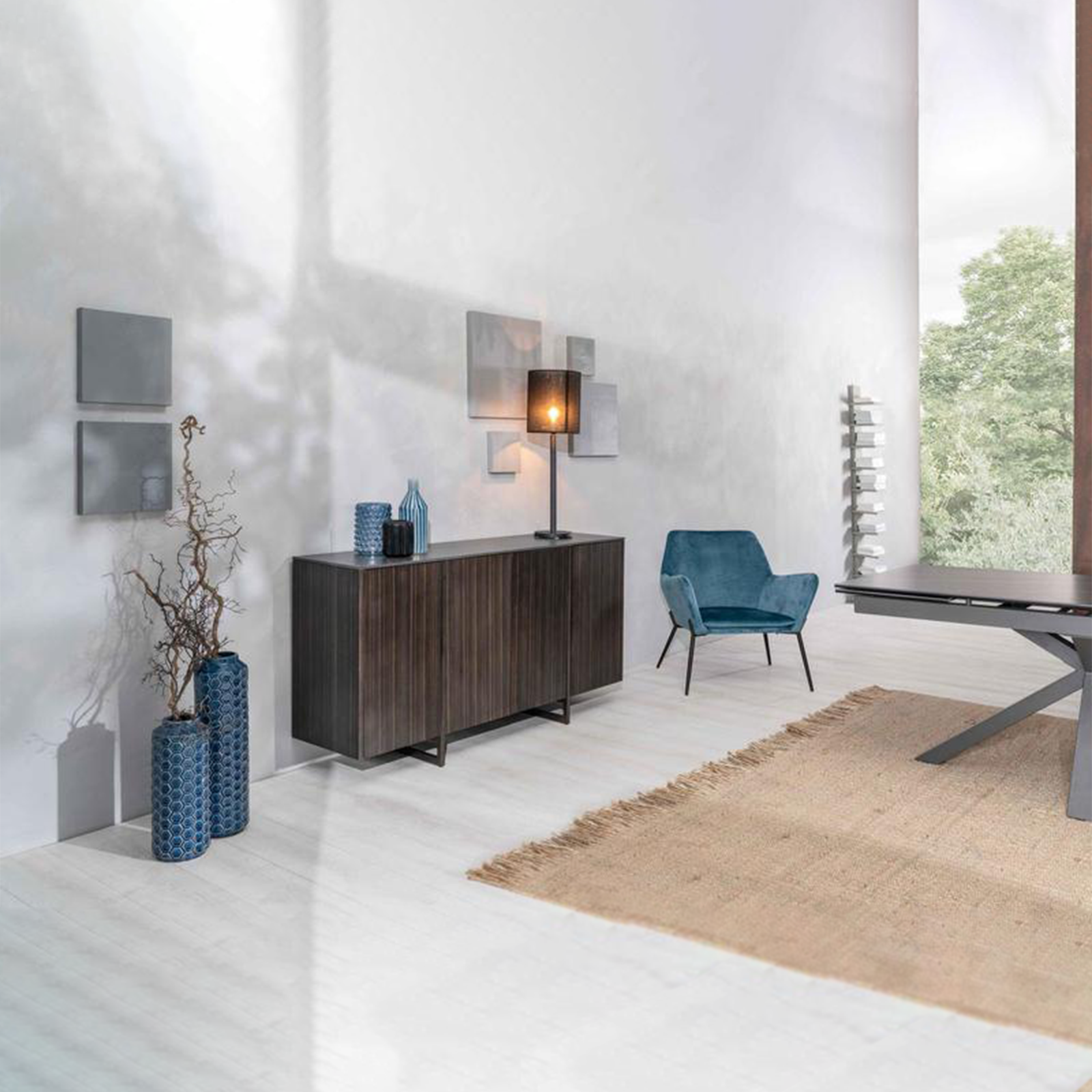 Modern "Gaia" upholstered velvet armchair with metal legs, 70x72 cm, 79h