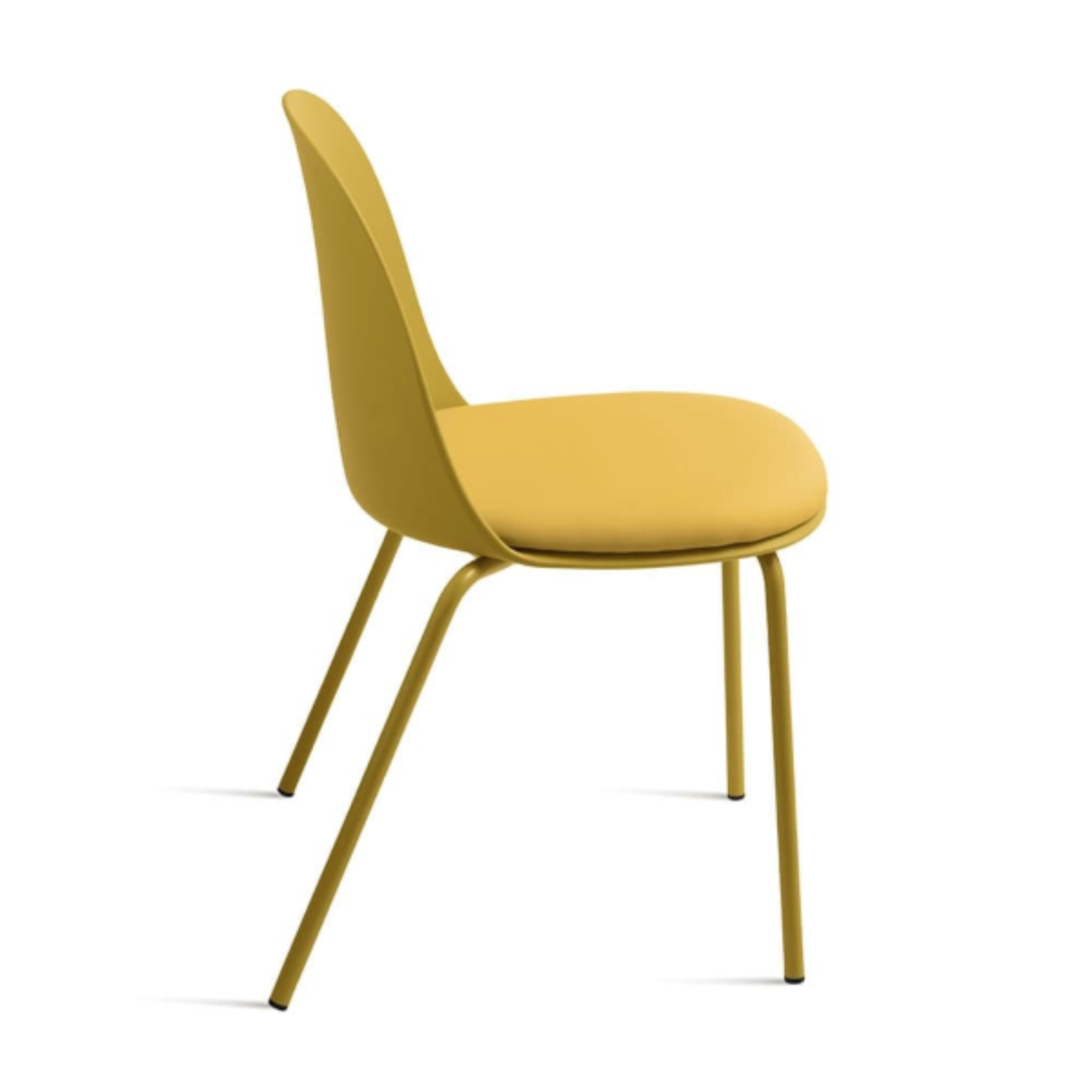Set of modern "Marvin" upholstered chairs in polypropylene, 50x52 cm, h80 cm