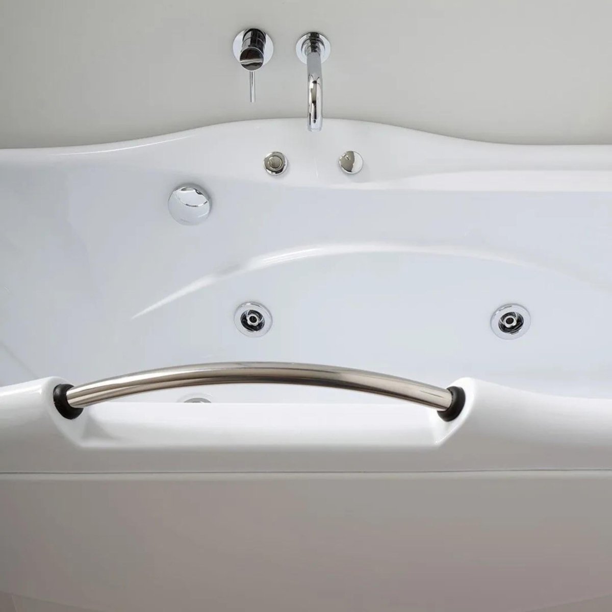 Vasca da bagno con idromassaggio "Doris" ad incasso su 3 pareti cm 170x78 65h - MondoViro