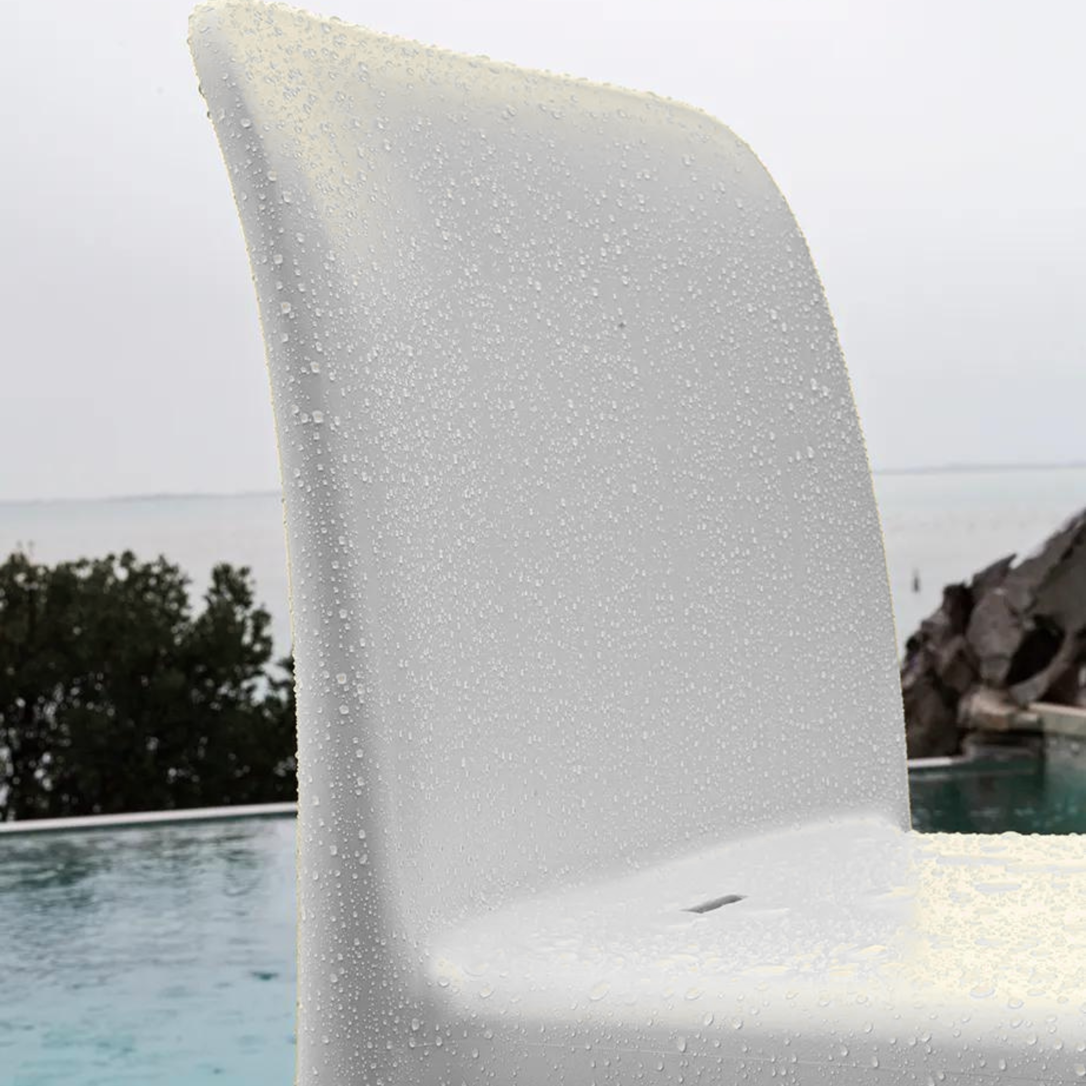 Set of stackable polypropylene chairs "Bayo" for outdoor and indoor use, 54x52 cm, 81h