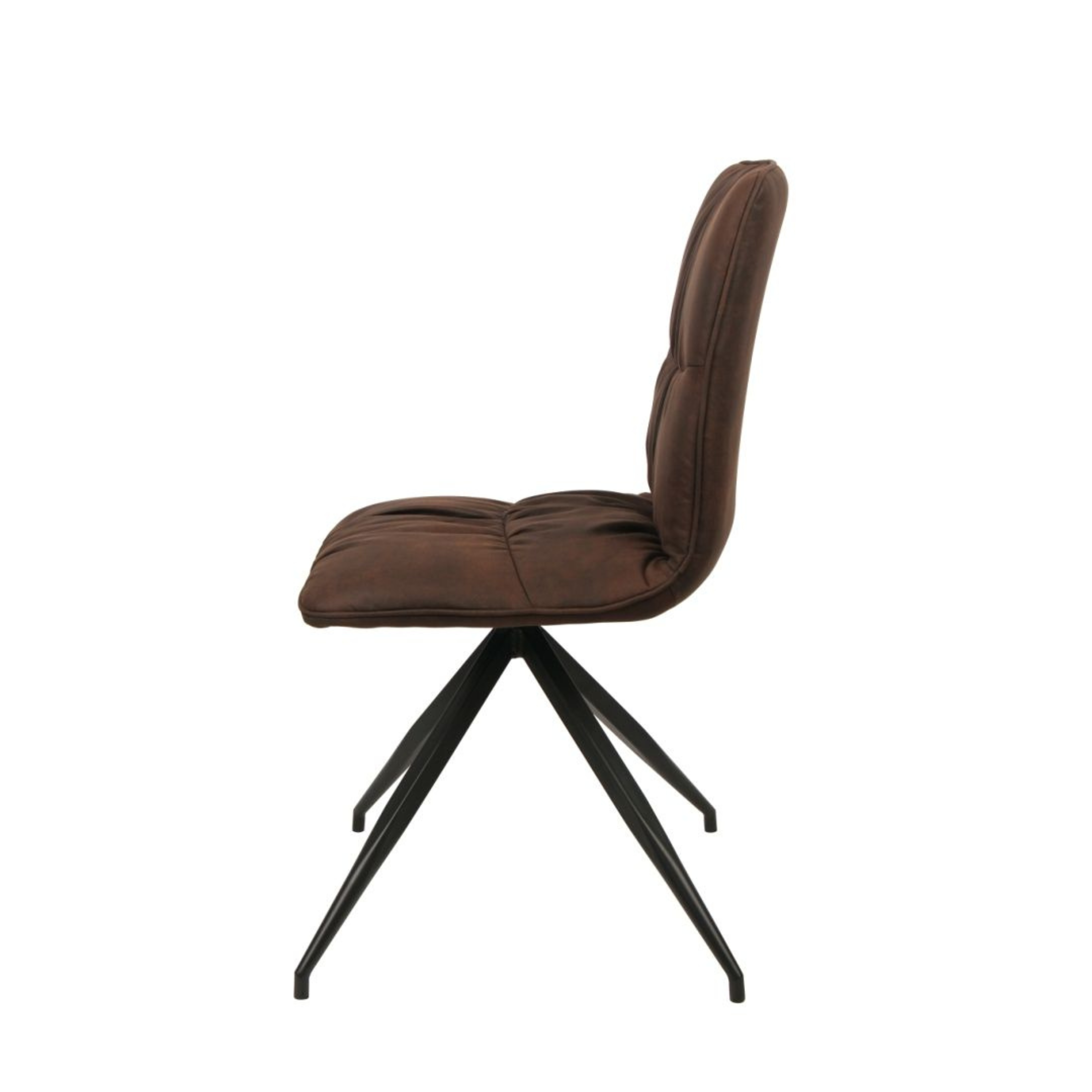 Set of "Eléganta" microfibre upholstered chairs, modern velvet-effect armchairs, 38x43 cm, 86.5 cm high