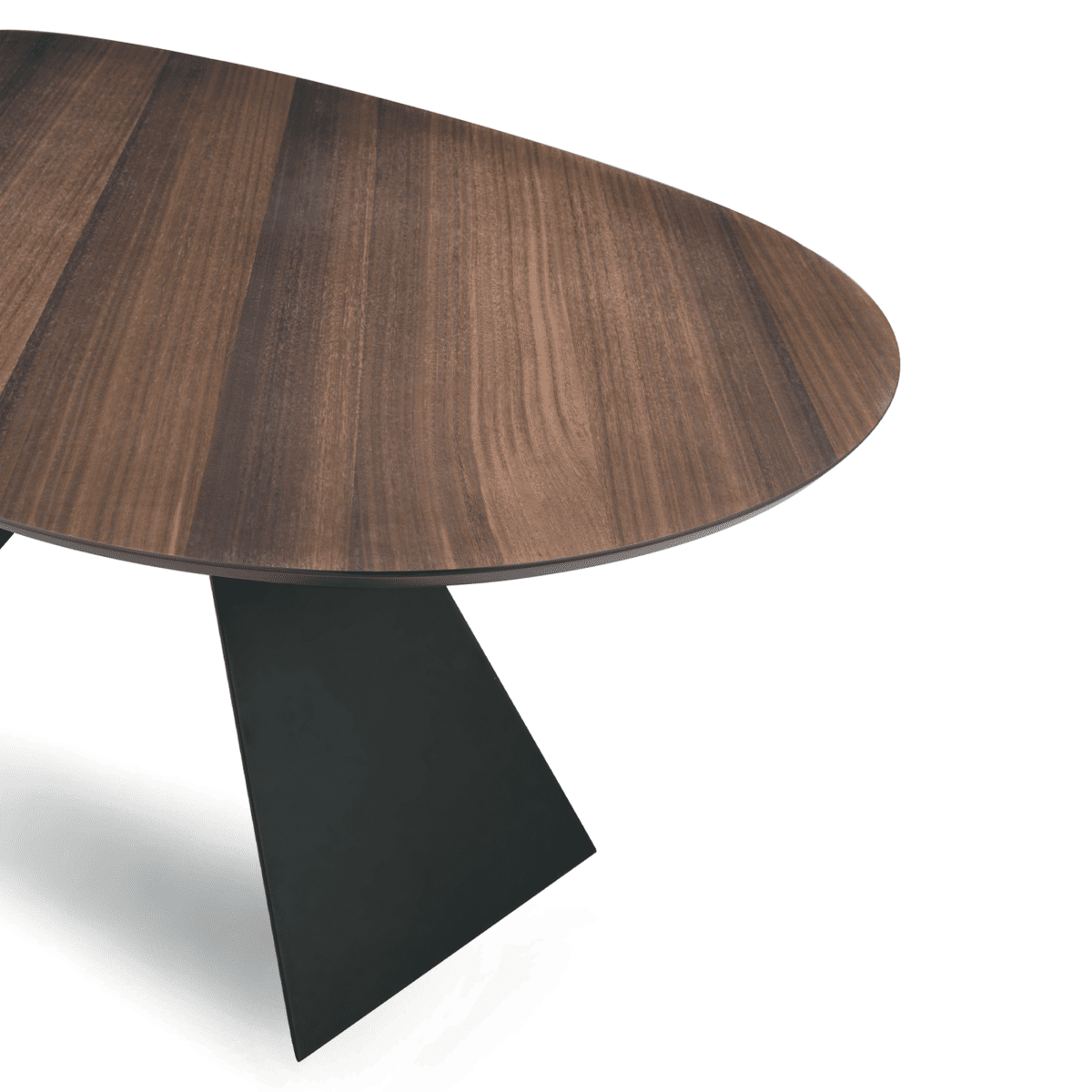 Tavolo fisso moderno da pranzo "Nargy" con base in metallo e piano in rovere cm 210x109 75h - MondoViro