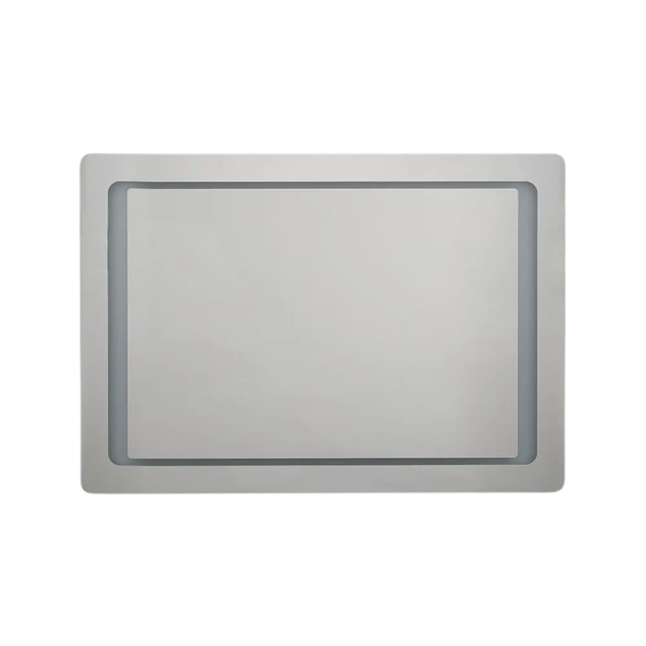 Reversible rectangular "Portland" LED framed mirror