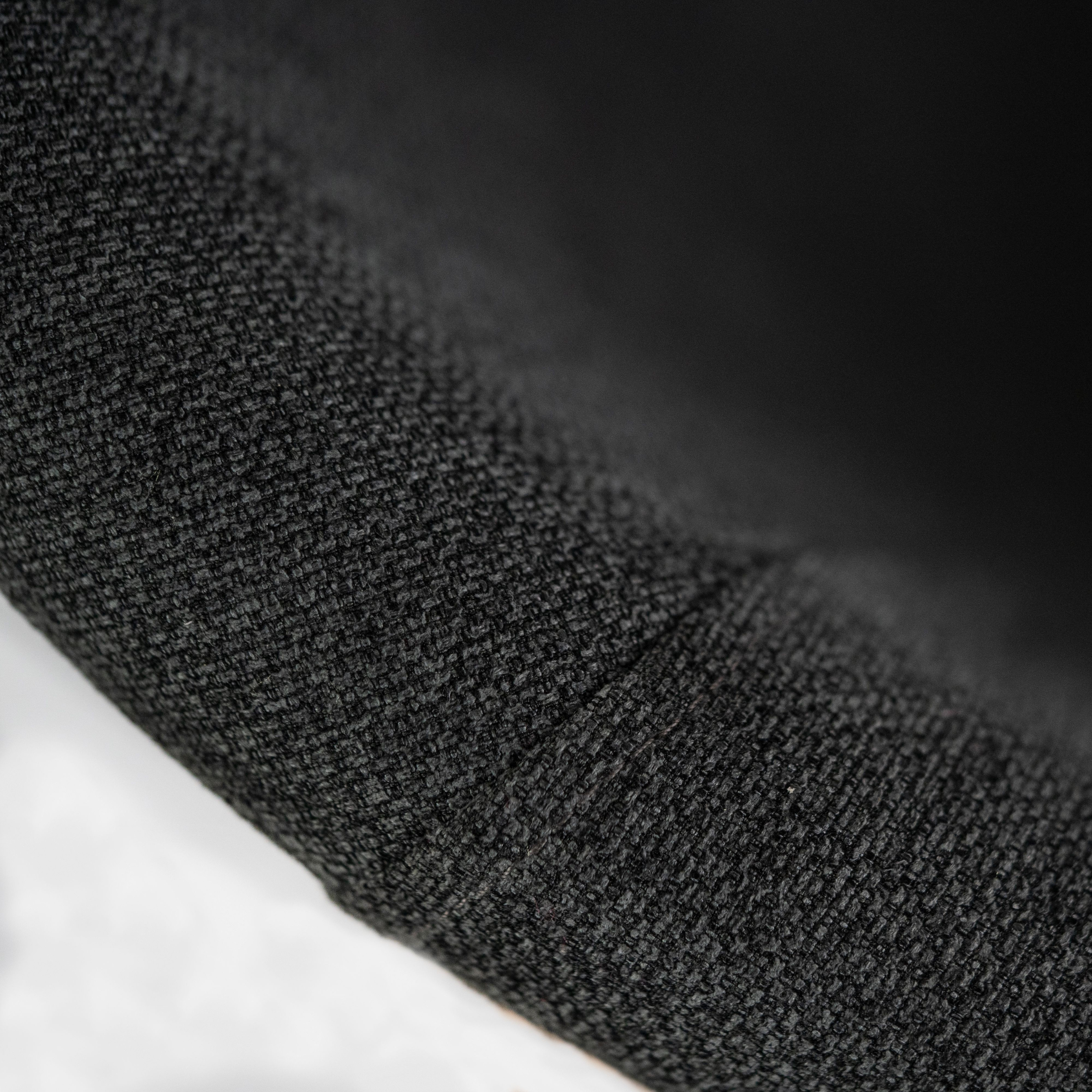 Set of elegant modern "Orchidea" fabric chairs with painted metal frame