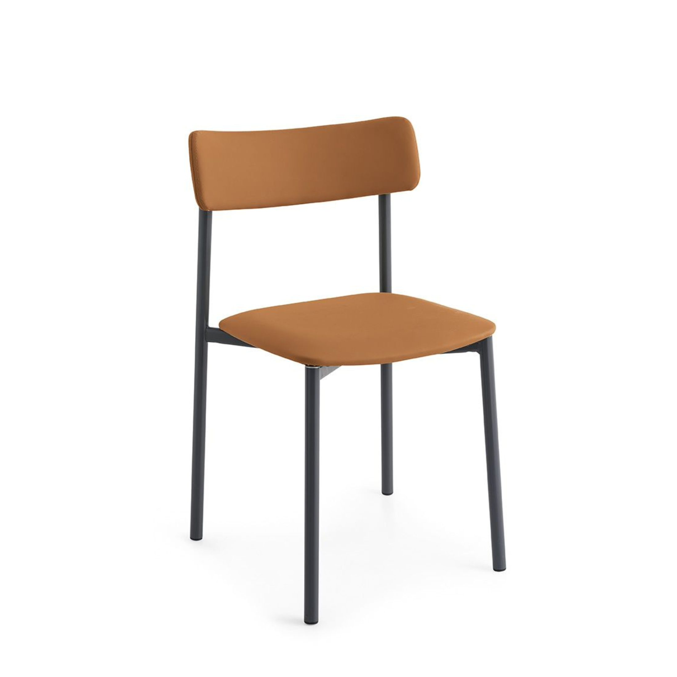 Set of modern living room chairs "Up!" with padded seat cm 49x48 81h