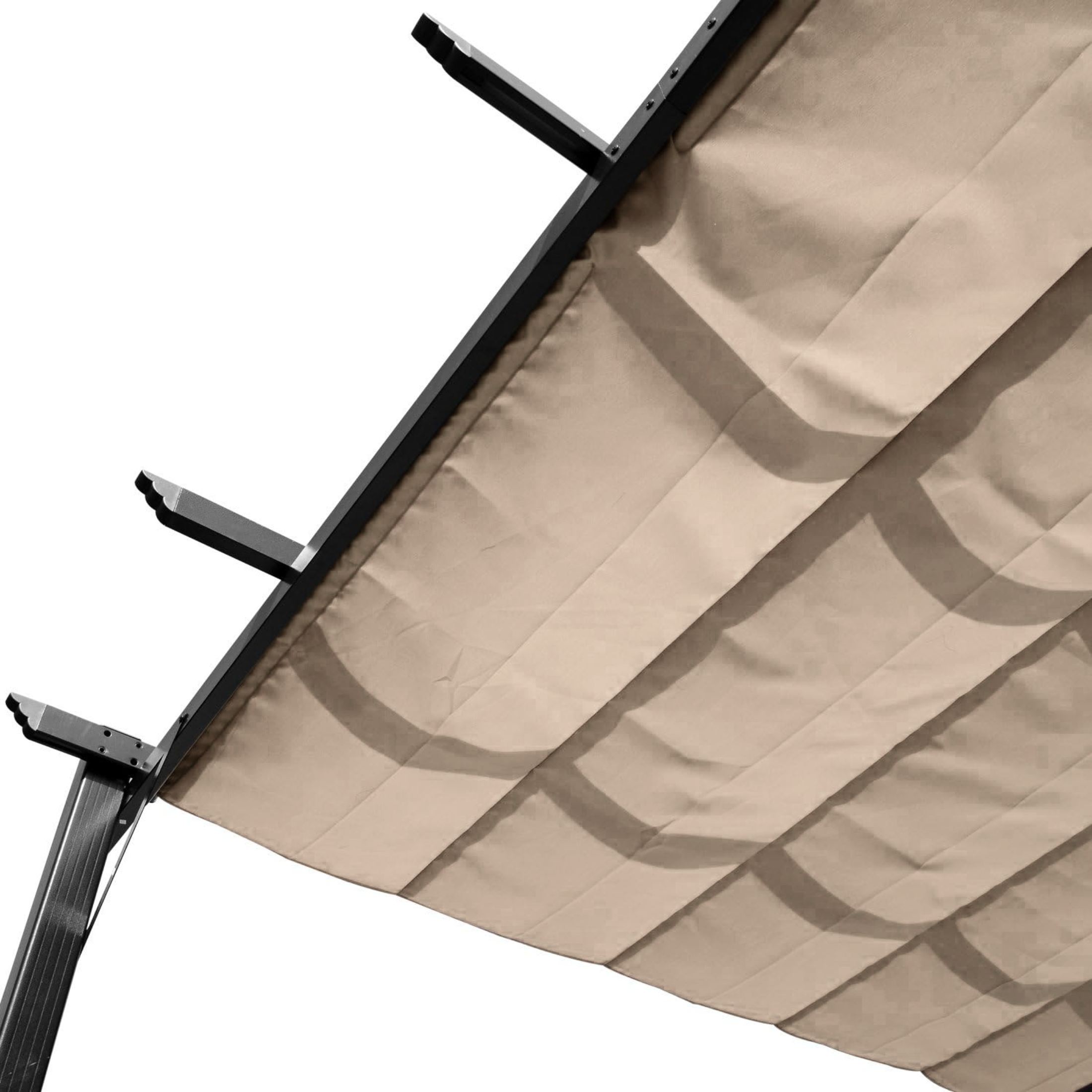 "Sun" sliding aluminum gazebo with 400x300 cm 230h cover