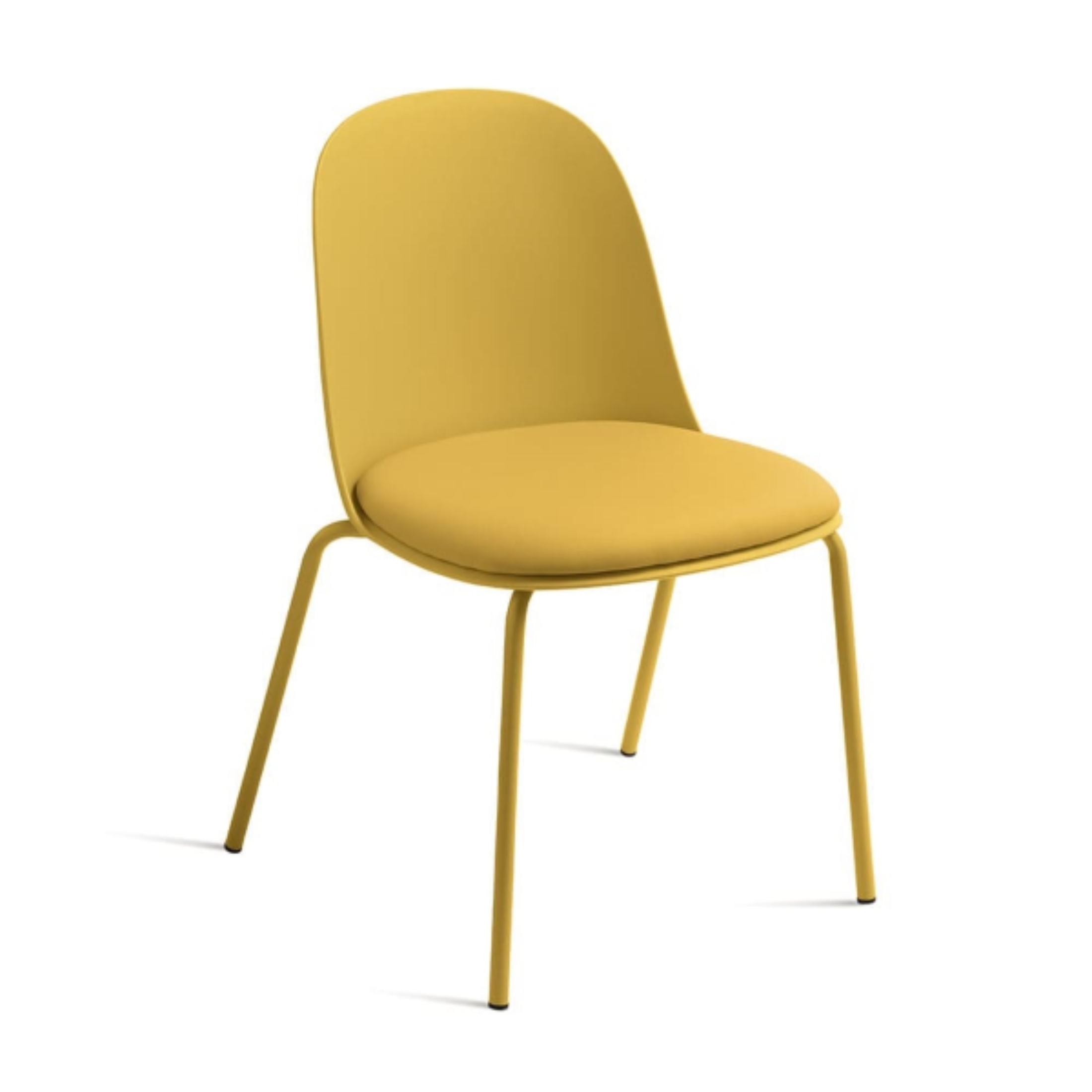 Set of modern "Marvin" upholstered chairs in polypropylene, 50x52 cm, h80 cm