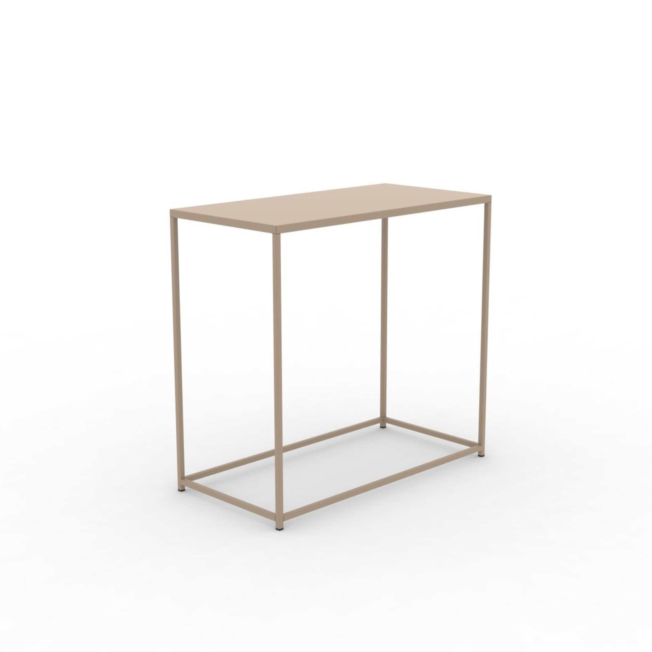 "Daisy" mobile metal garden console table, 40x80 cm, 75 cm high