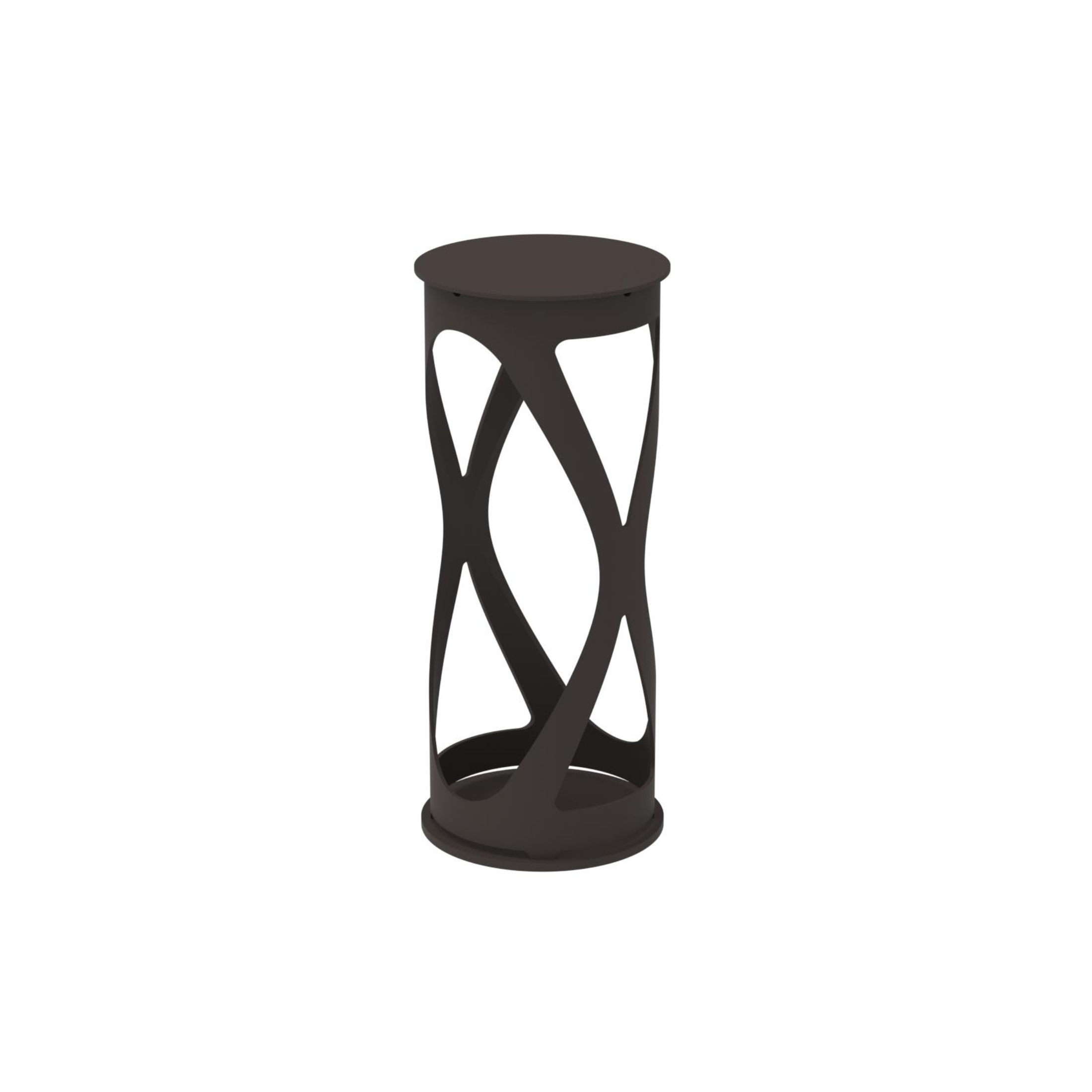 "Luna" rechargeable outdoor metal table lamp, 12x12 cm, 26 hours