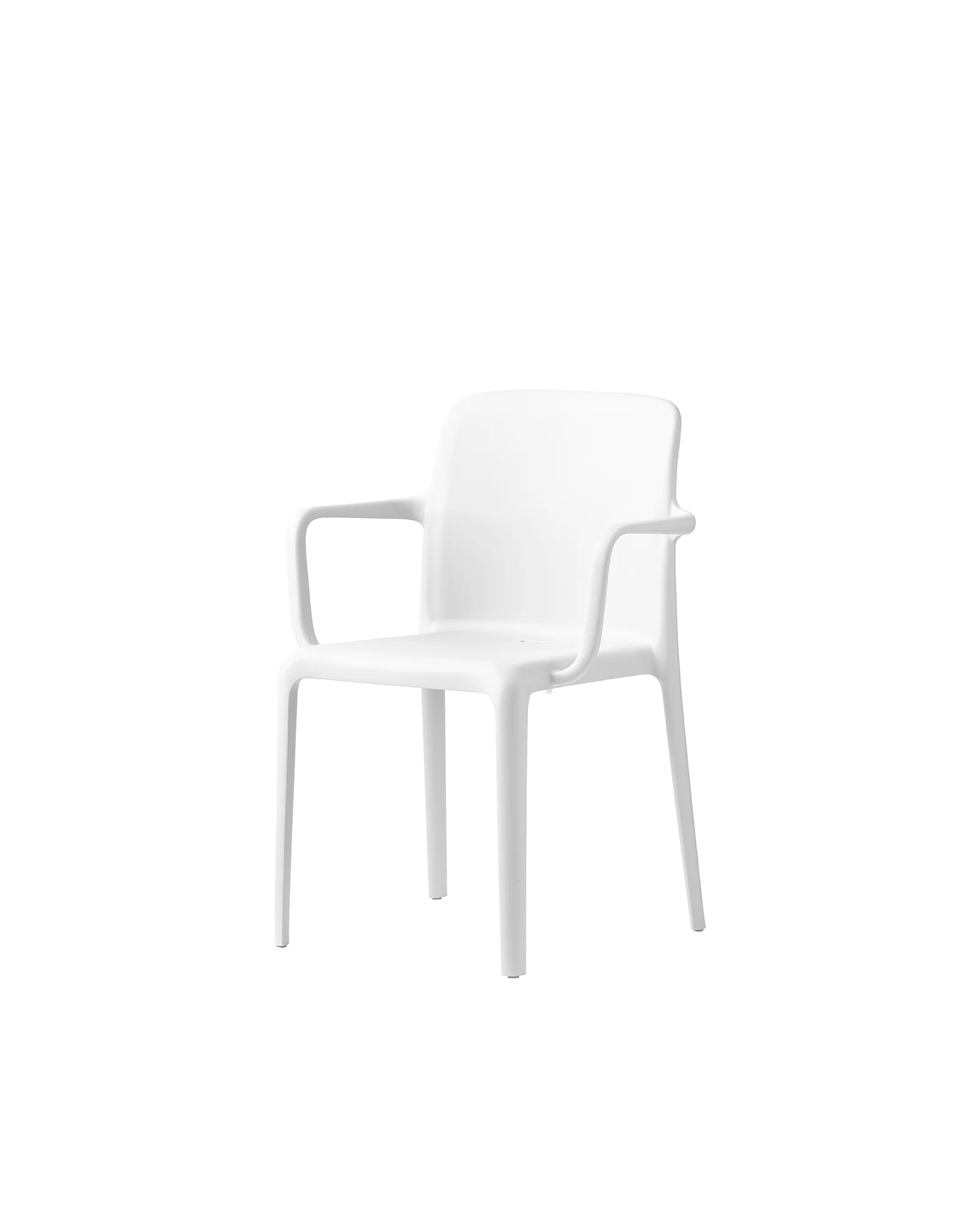Set of modern stackable polypropylene chairs "Bayo" for outdoor and indoor use, 60x54 cm, 82.5 cm high.