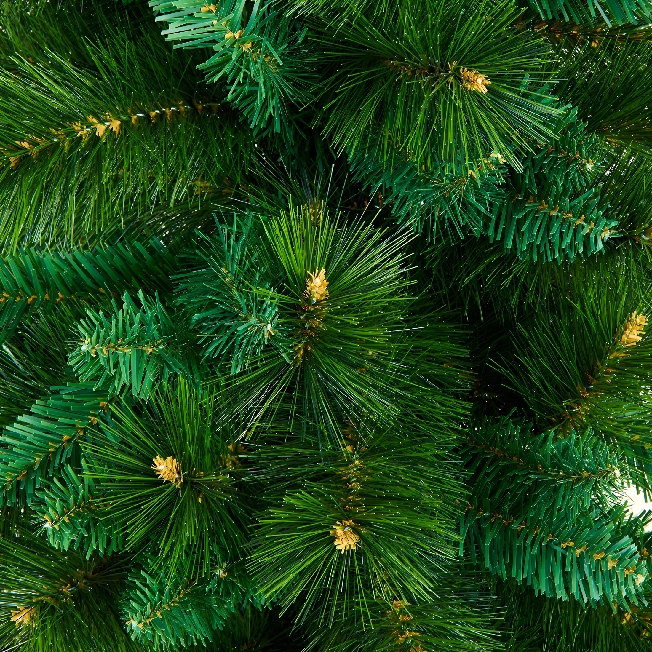 Slim modern Christmas tree "Copenhagen" in pine needle-effect PP and PVC