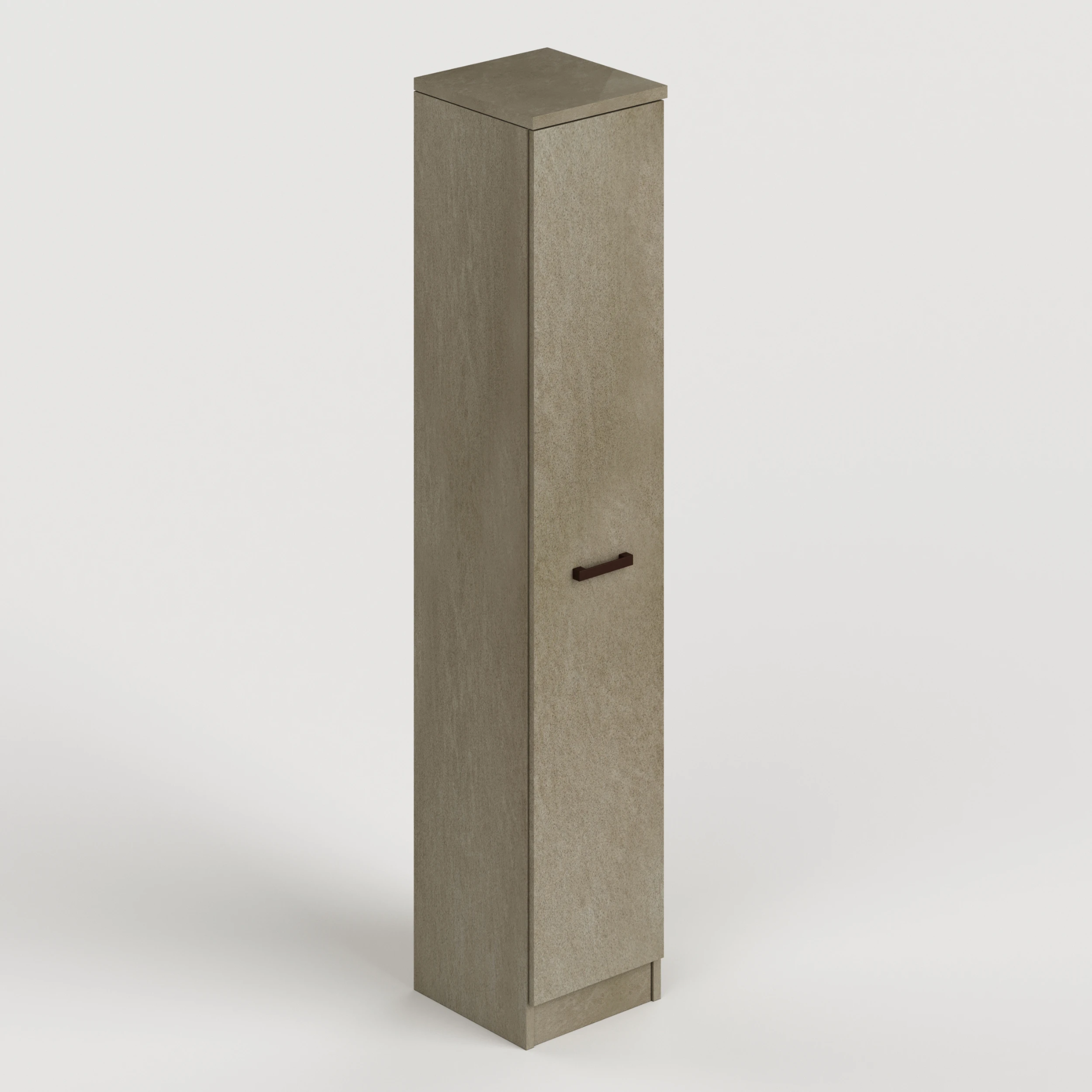 "Dry" column with 1 door and versatile shelves, 38x36 cm, 182 cm high