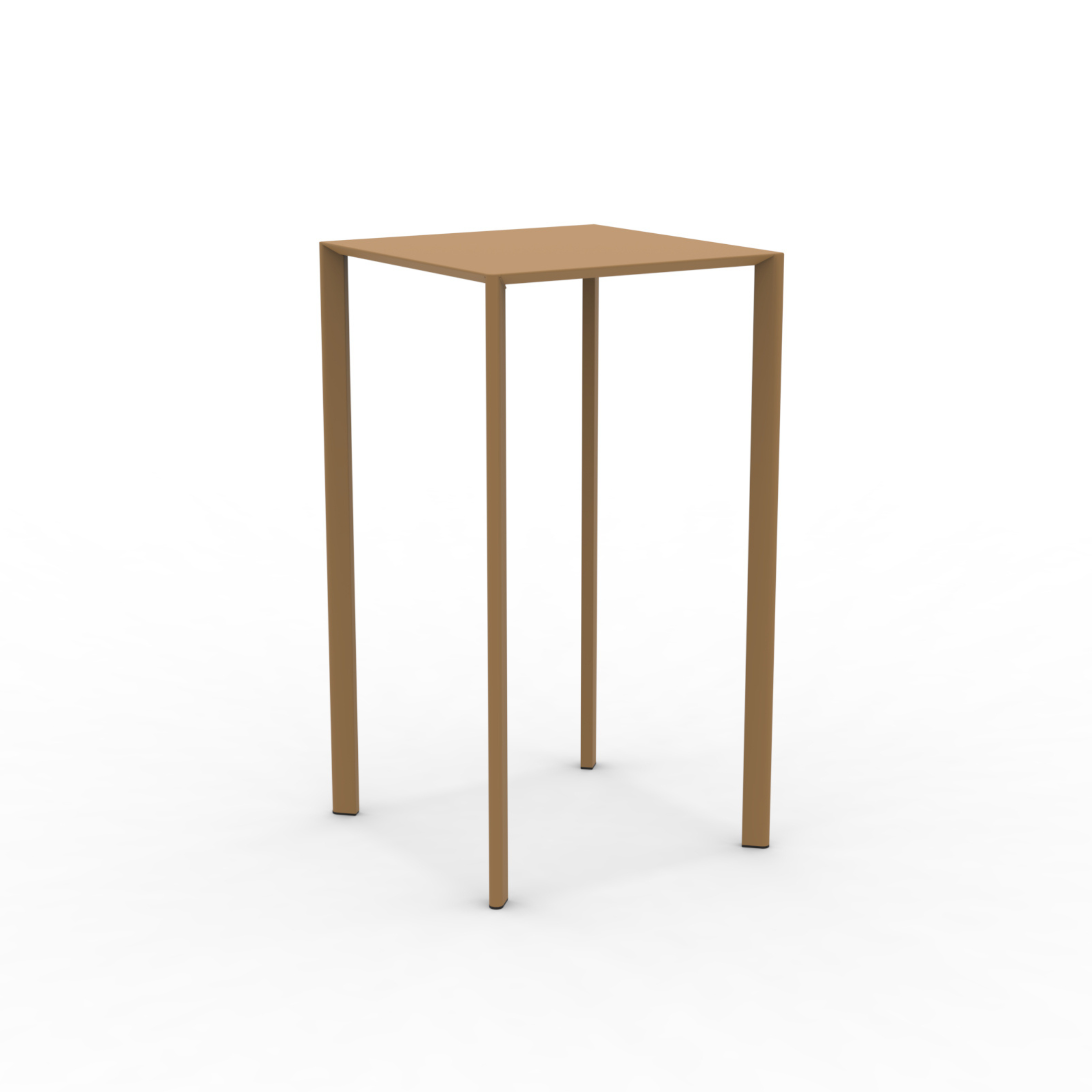 "Fox2" stackable square metal garden table, 60x60 cm, 110 cm high