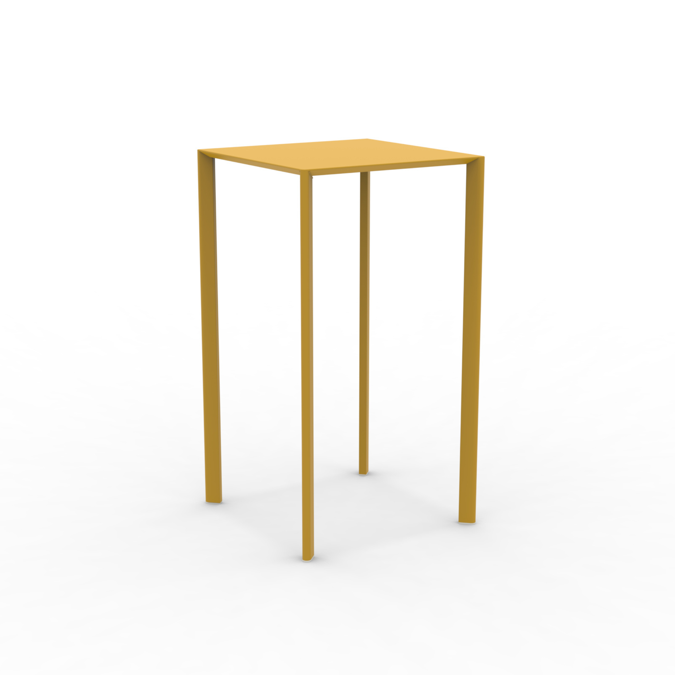 "Fox2" stackable square metal garden table, 60x60 cm, 110 cm high