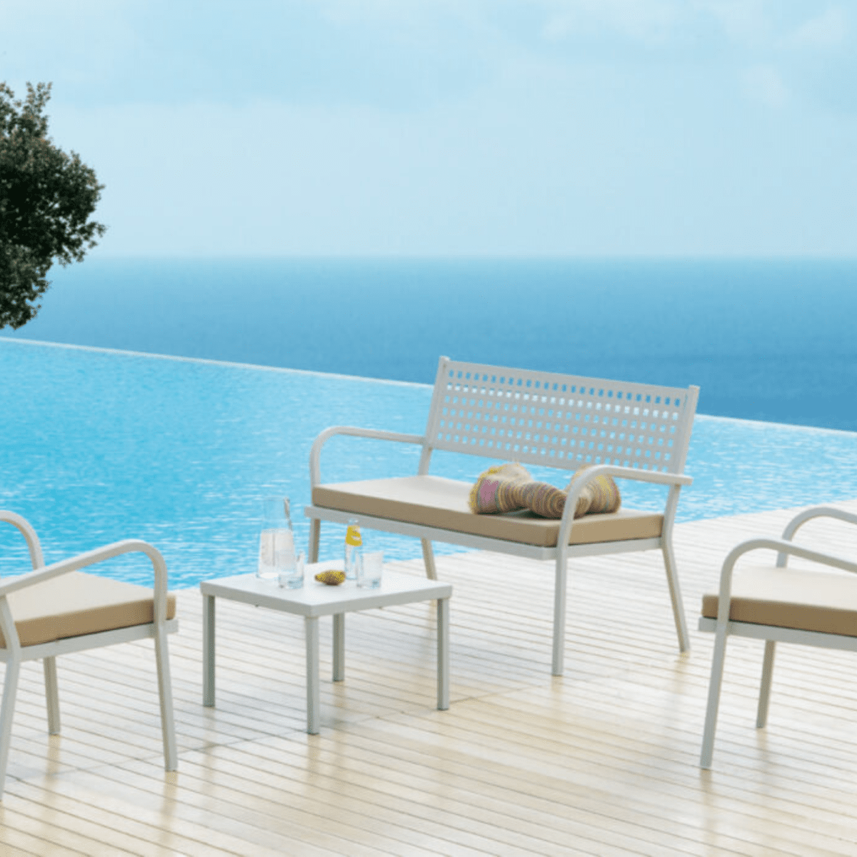 Cuscino quadrato da seduta "Cus" in tessuto sfoderabile - MondoViro