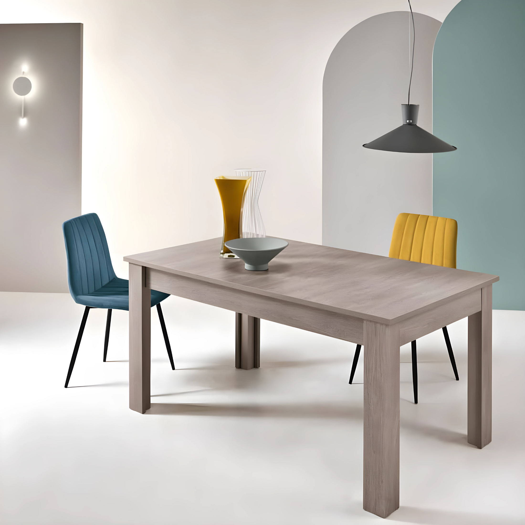 Extendable dining table "Fabiola" modern 160/320x90 cm 75h