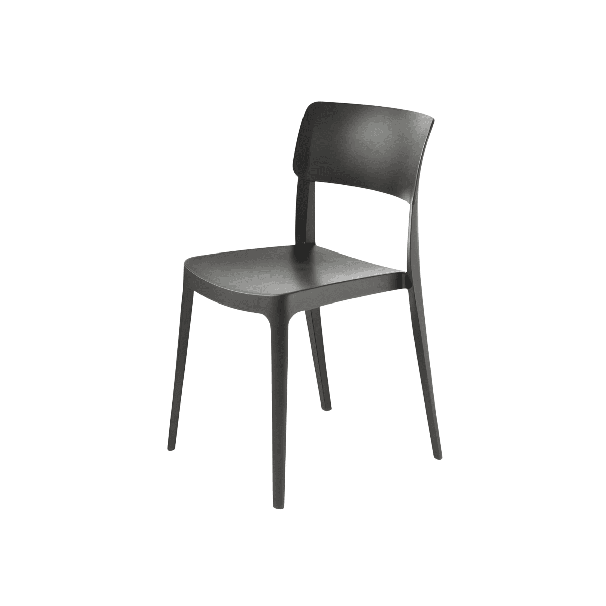 Set sedia impilabili "Maribela" in polipropilene cm 50x51 81h - MondoViro