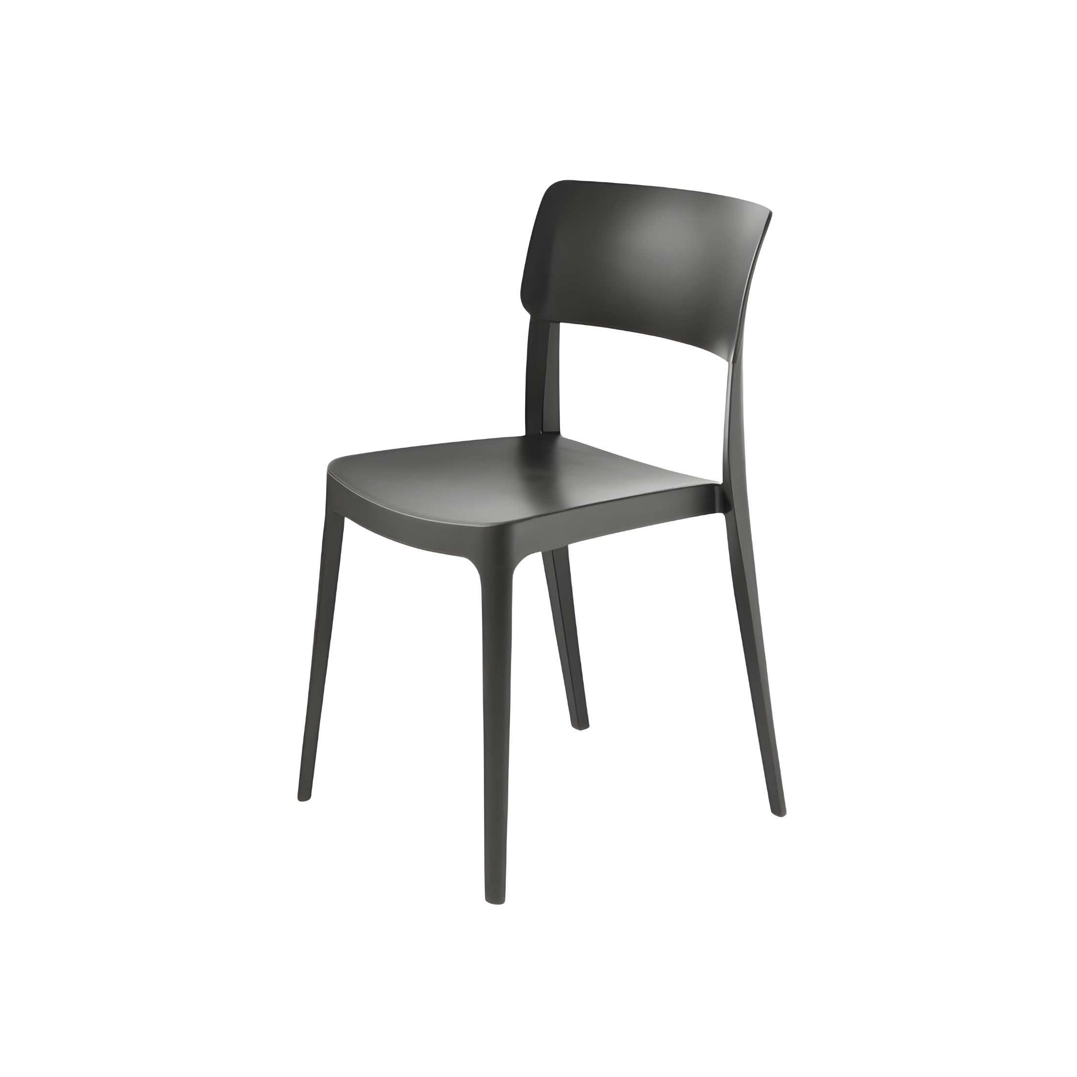 "Maribela" stackable chair set in polypropylene, 50x51 cm, 81h
