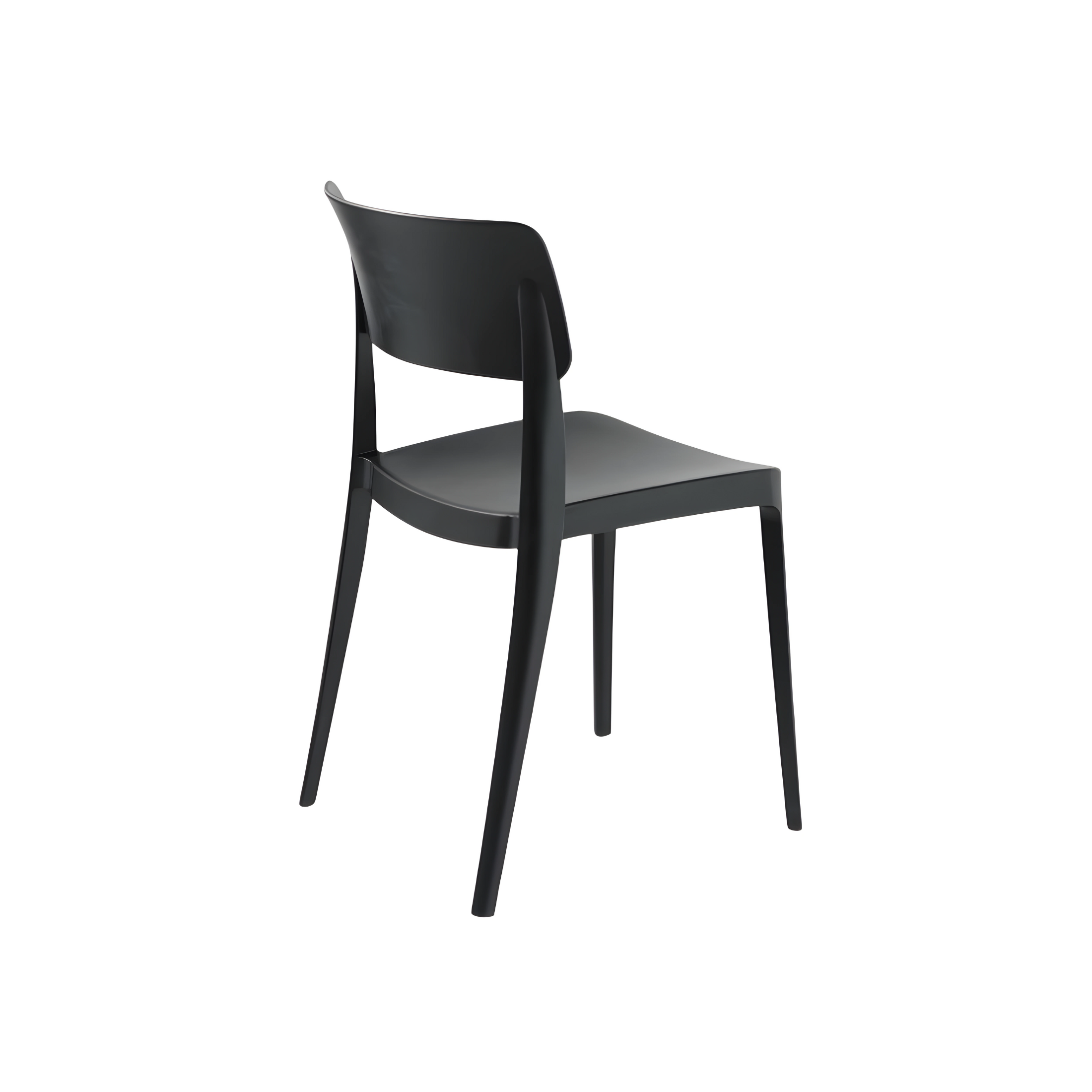 "Maribela" stackable chair set in polypropylene, 50x51 cm, 81h