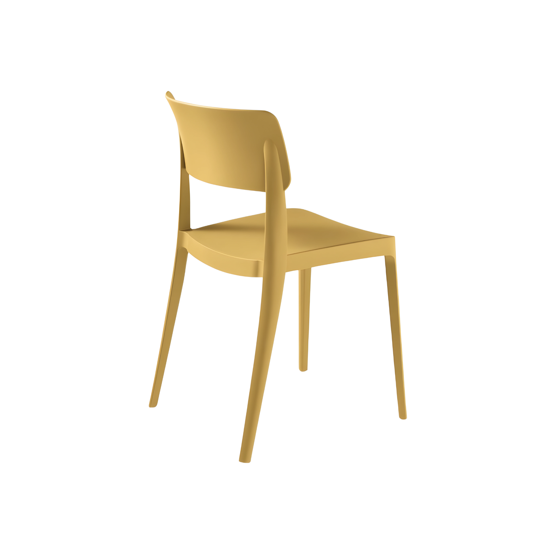 "Maribela" stackable chair set in polypropylene, 50x51 cm, 81h