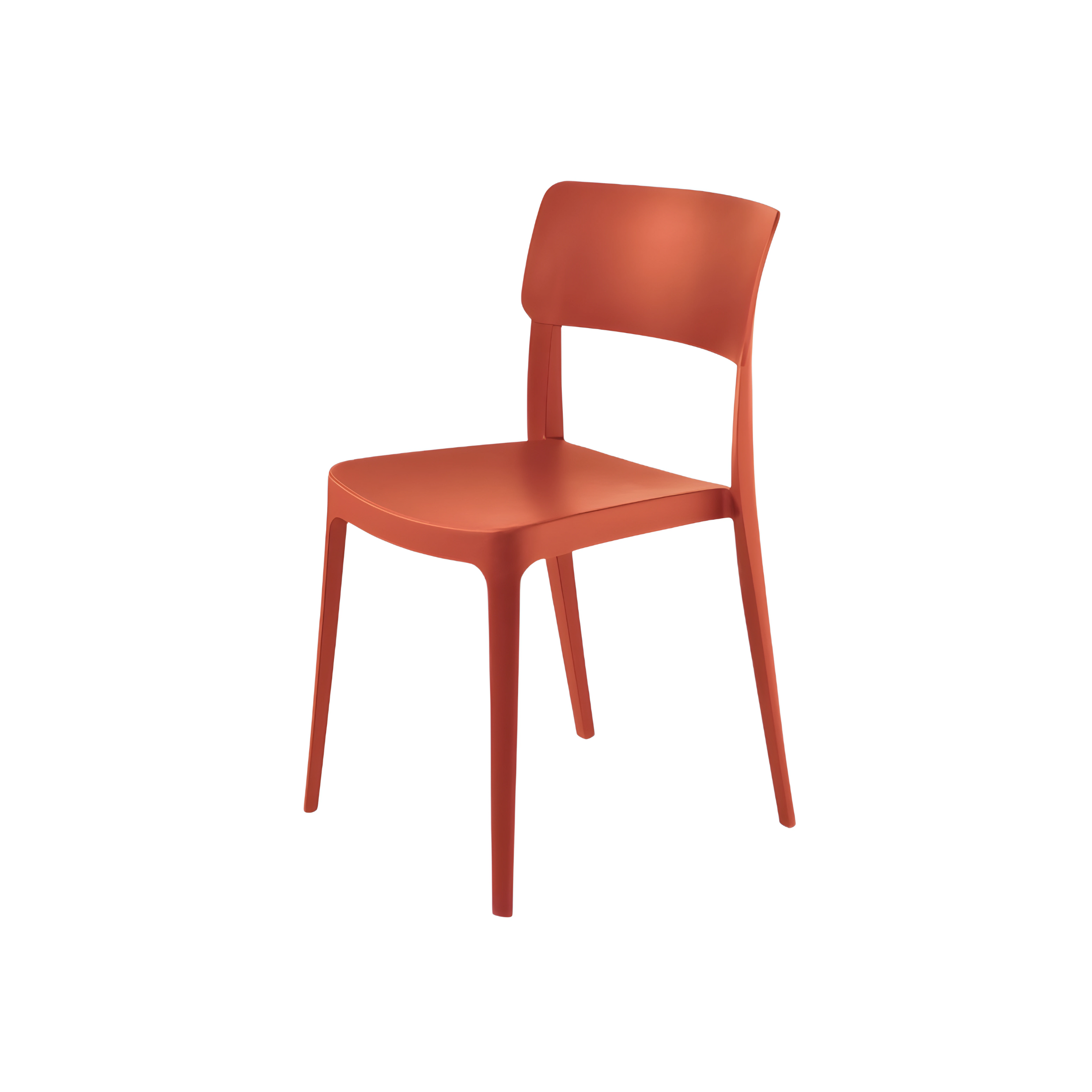 "Maribela" stackable chair set in polypropylene, 50x51 cm, 81h
